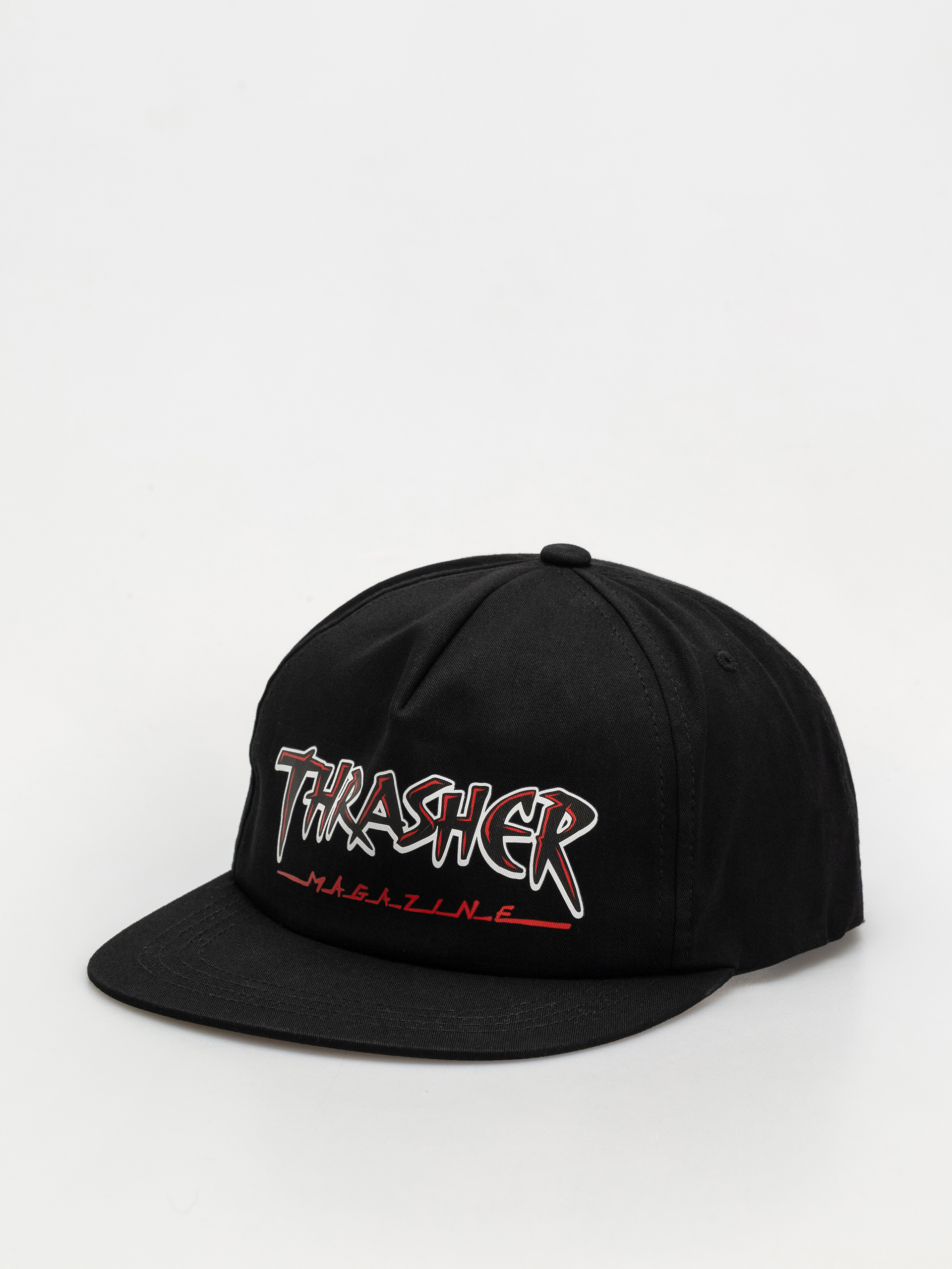 Šiltovka Thrasher Slash Snapback (black)