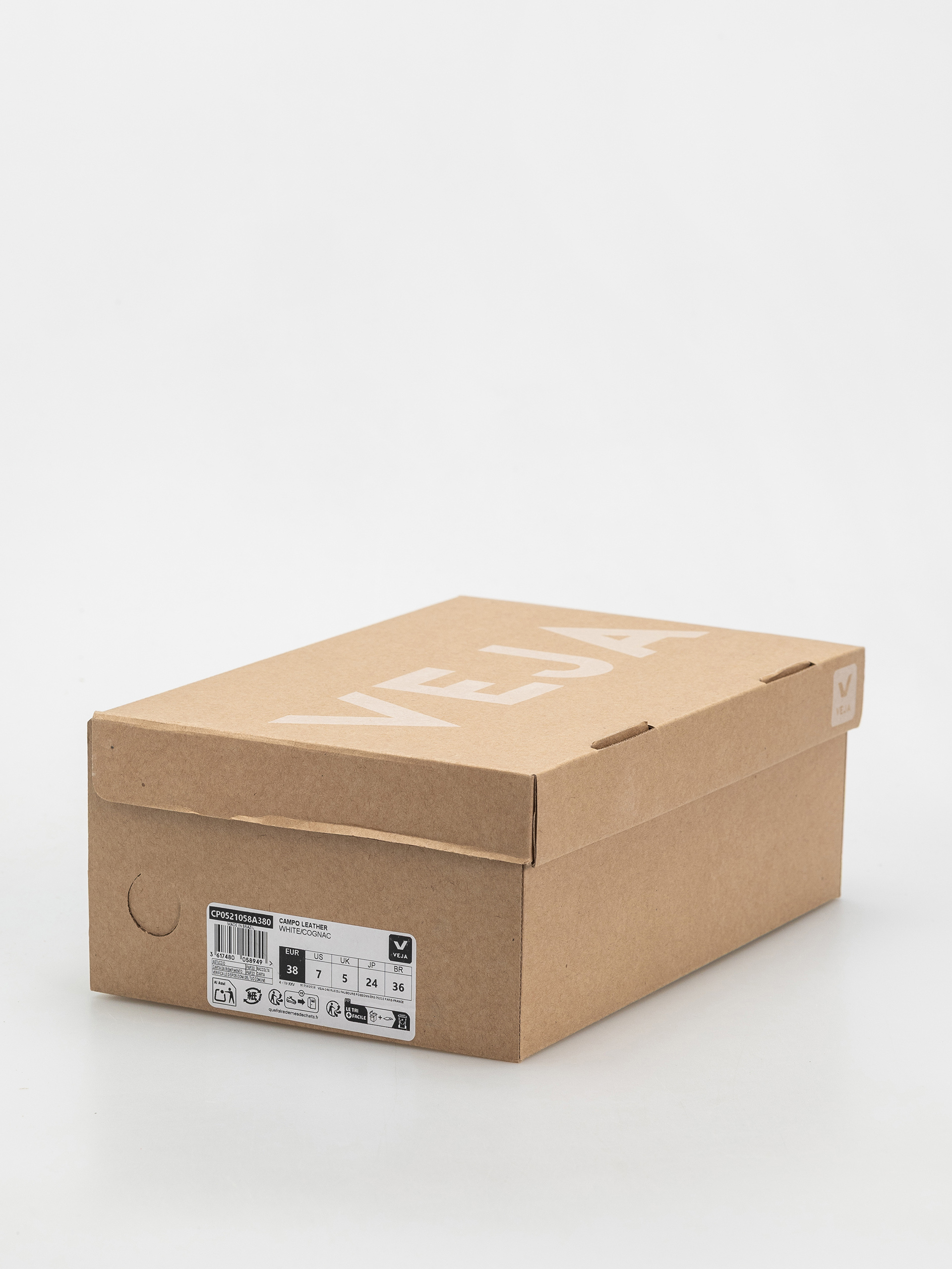 Topánky Veja Campo Wmn (white cognac)