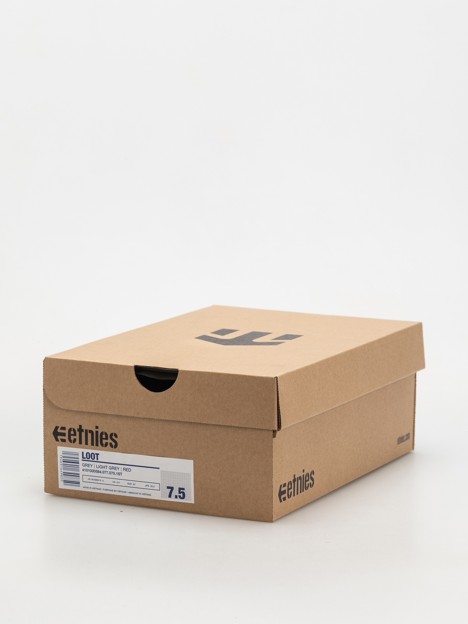 Topánky Etnies Loot (grey/light grey/red)