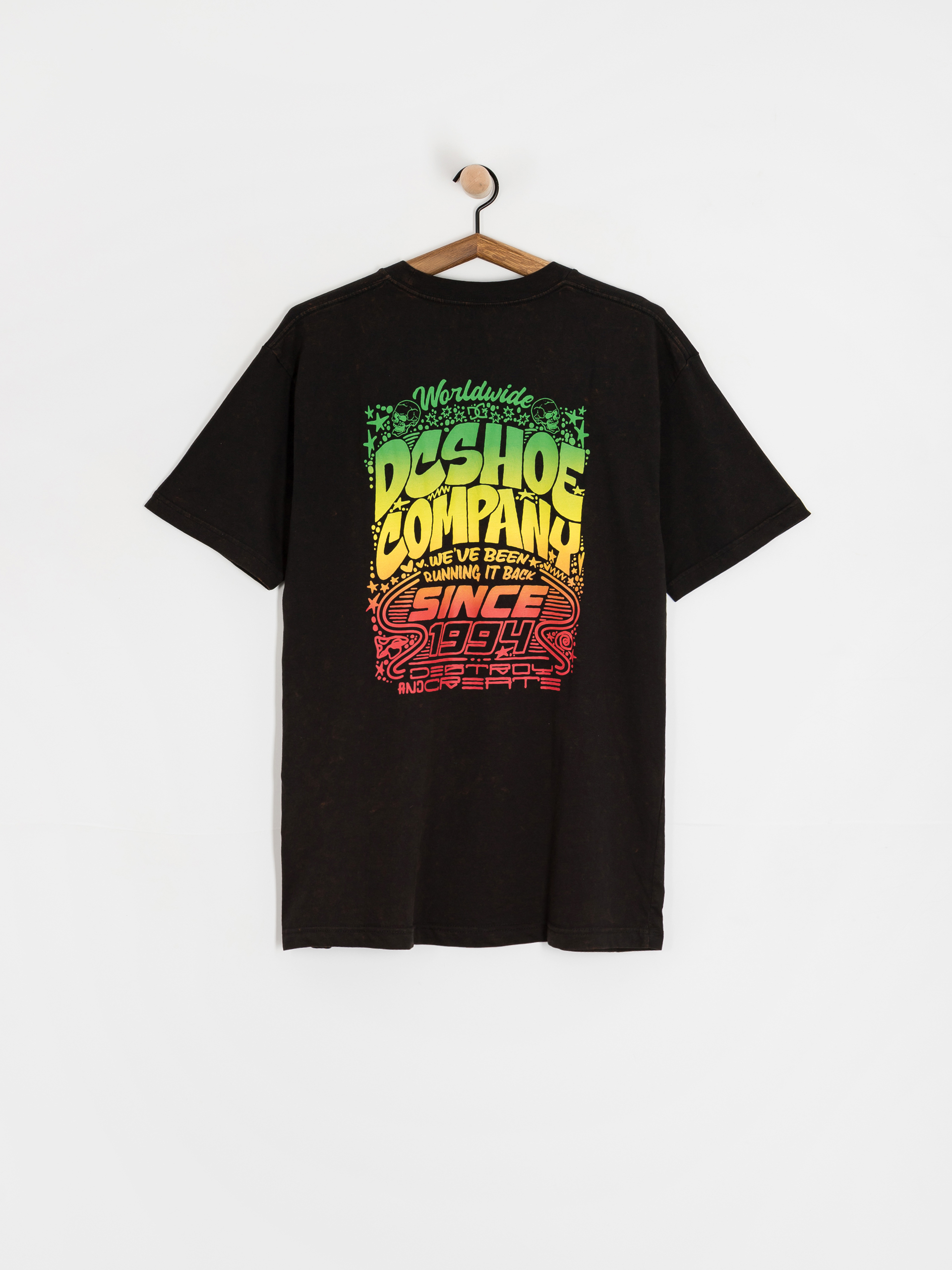 Tričko DC Hot Box (black rain wash)