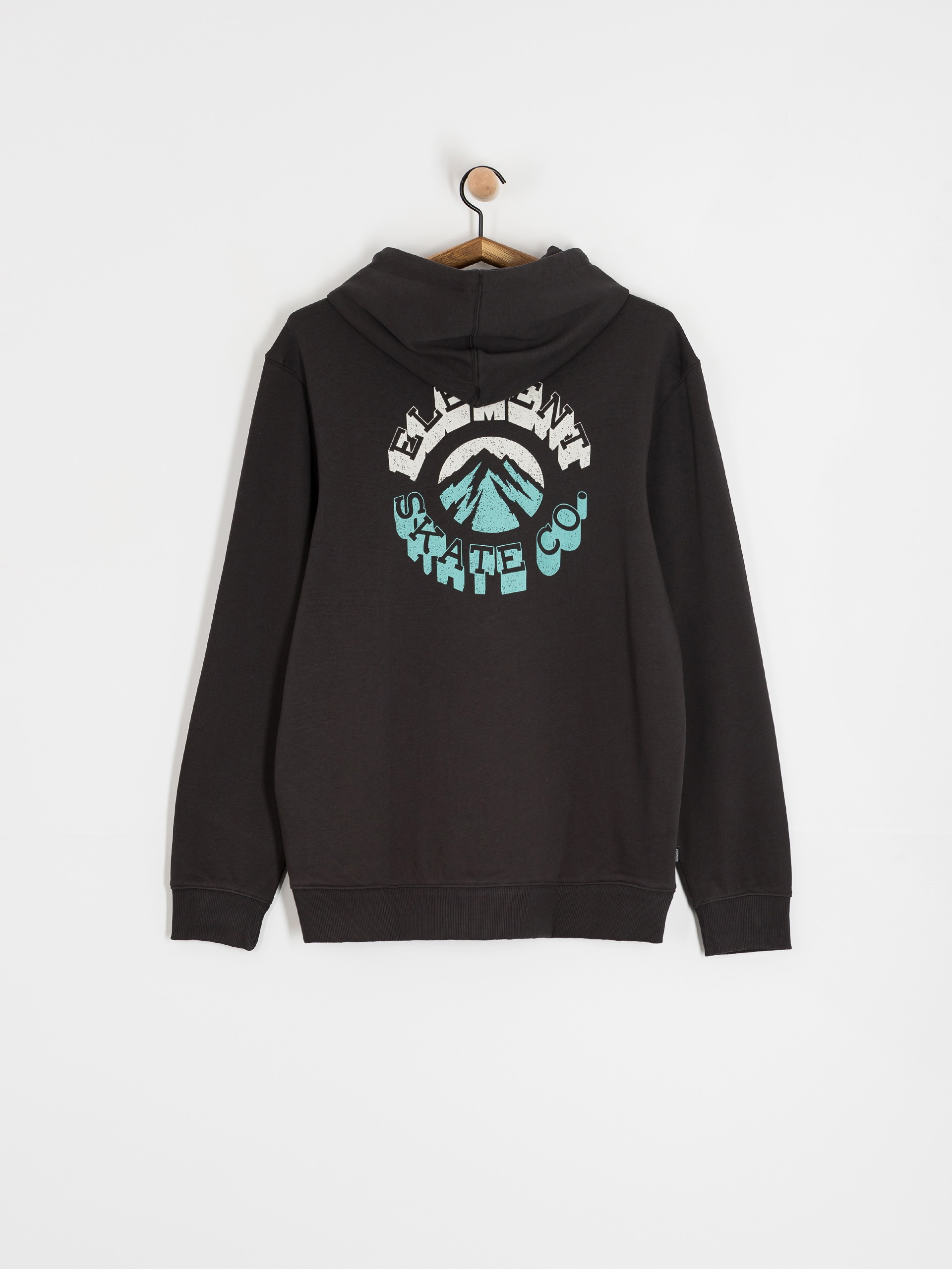 Mikina s kapucňou Element Ambition HD (off black)