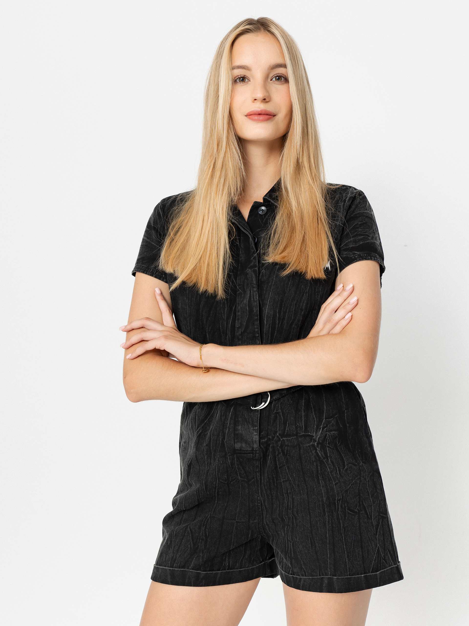 Dámsky Kombinéza Volcom Asphalt (black marble wash)