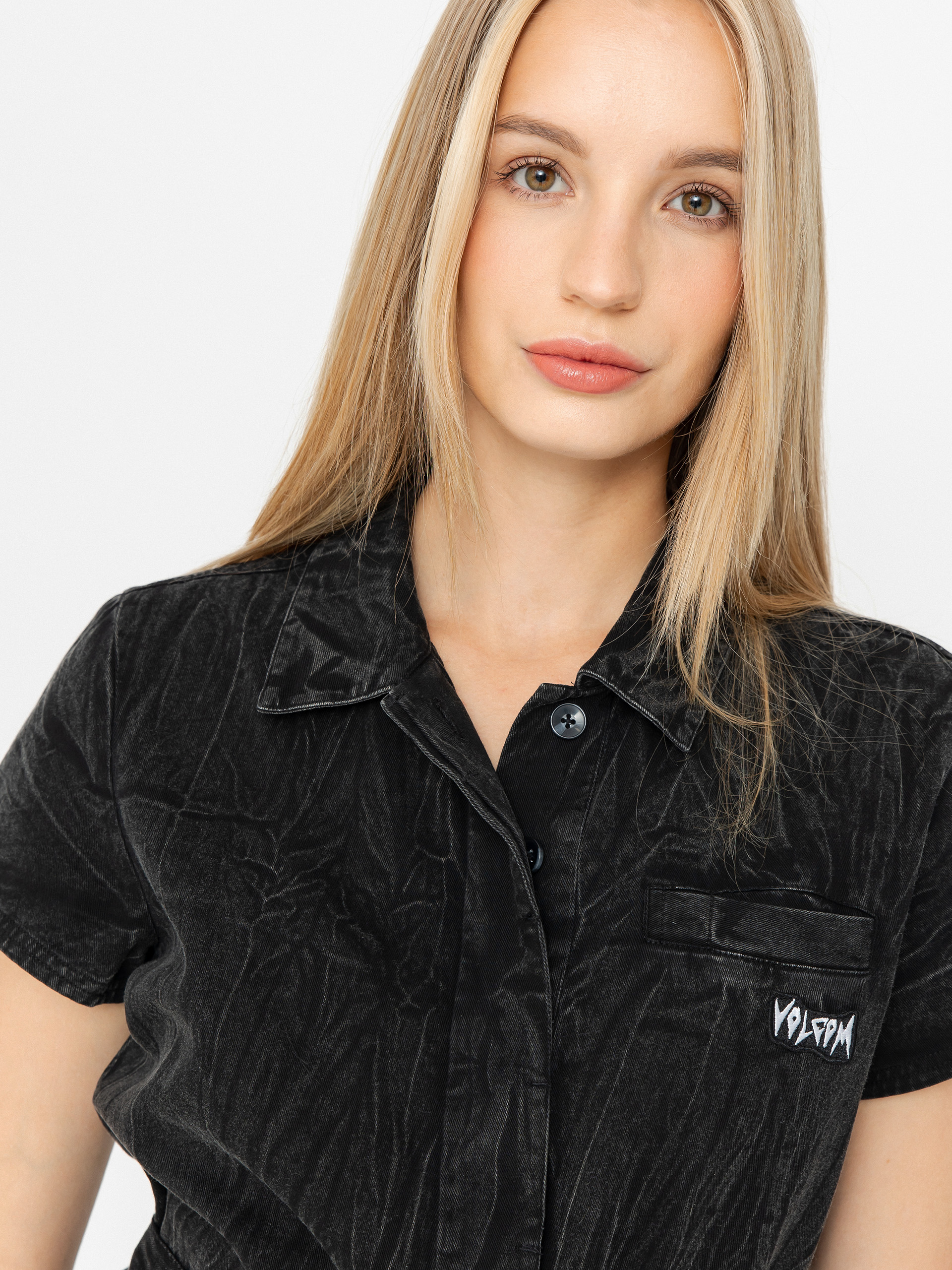 Dámsky Kombinéza Volcom Asphalt (black marble wash)