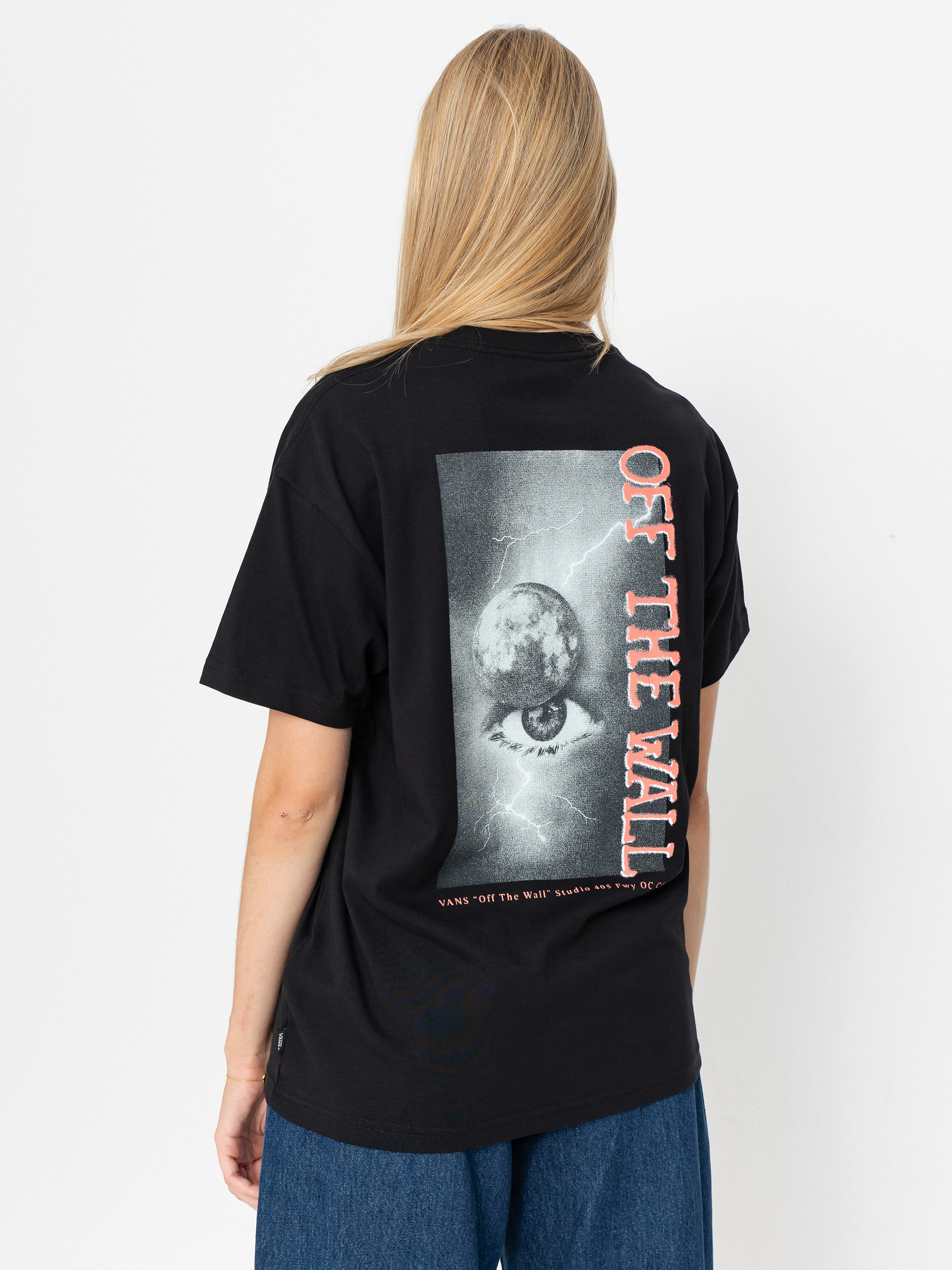 Tričko Vans Night Orb Oversized Wmn (black)