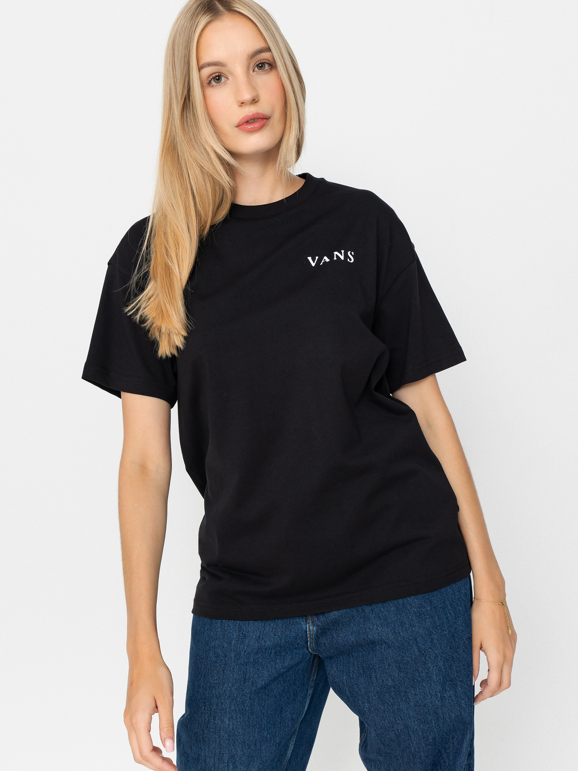 Tričko Vans Night Orb Oversized Wmn (black)