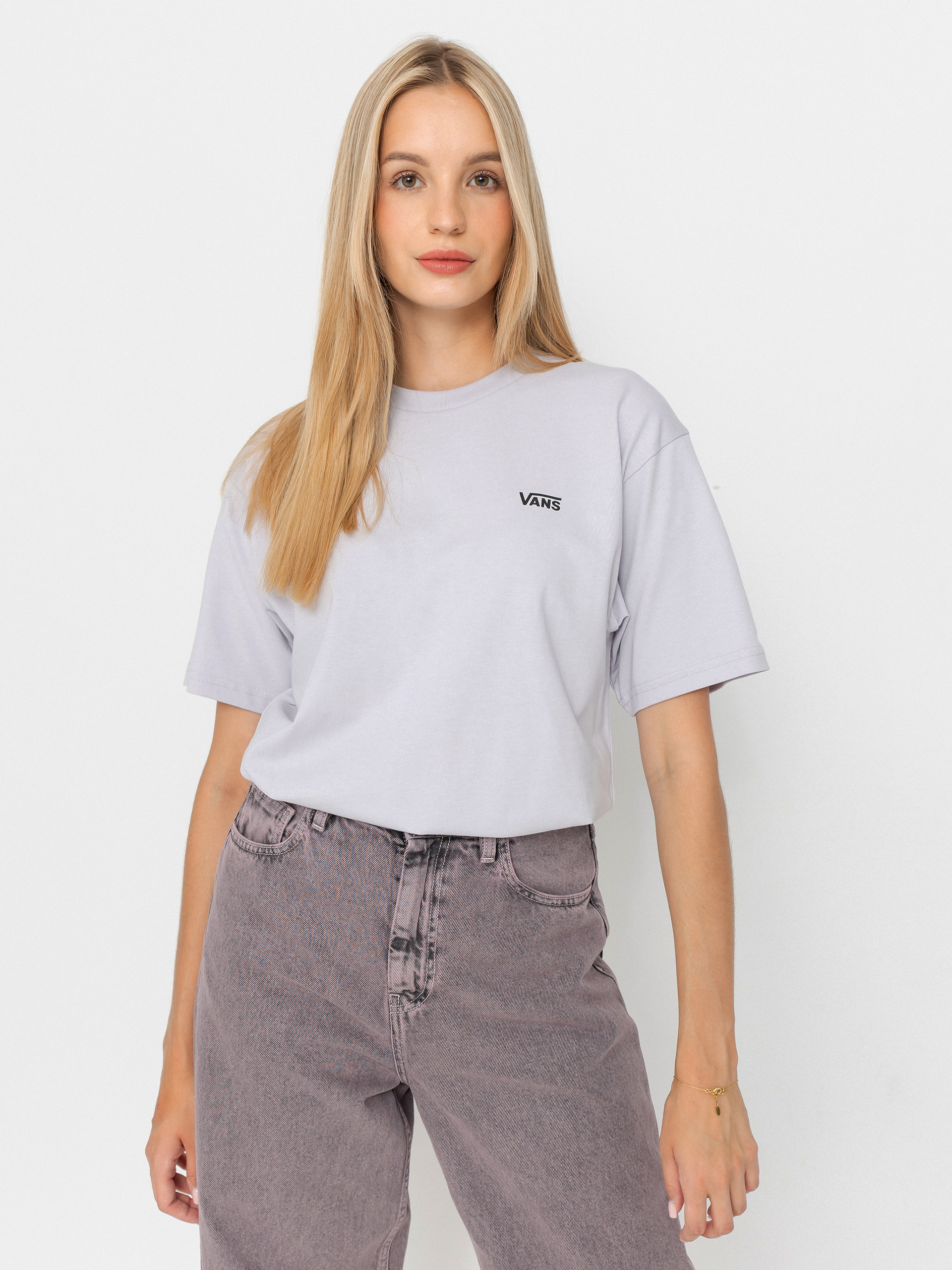 Tričko Vans Left Chest Logo Em Wmn (evening haze)