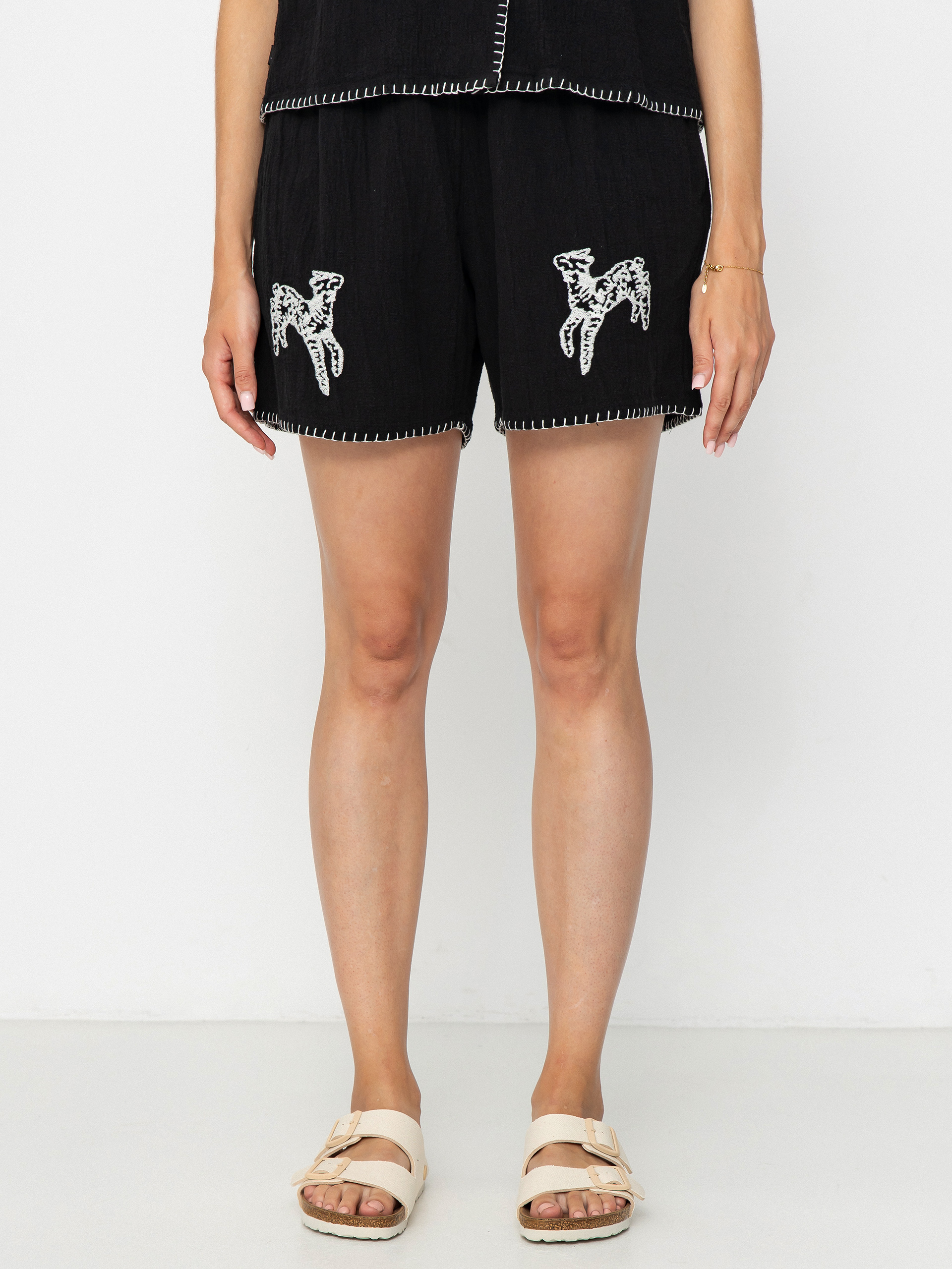 Kraťasy OBEY Ritual Wmn (digital black)
