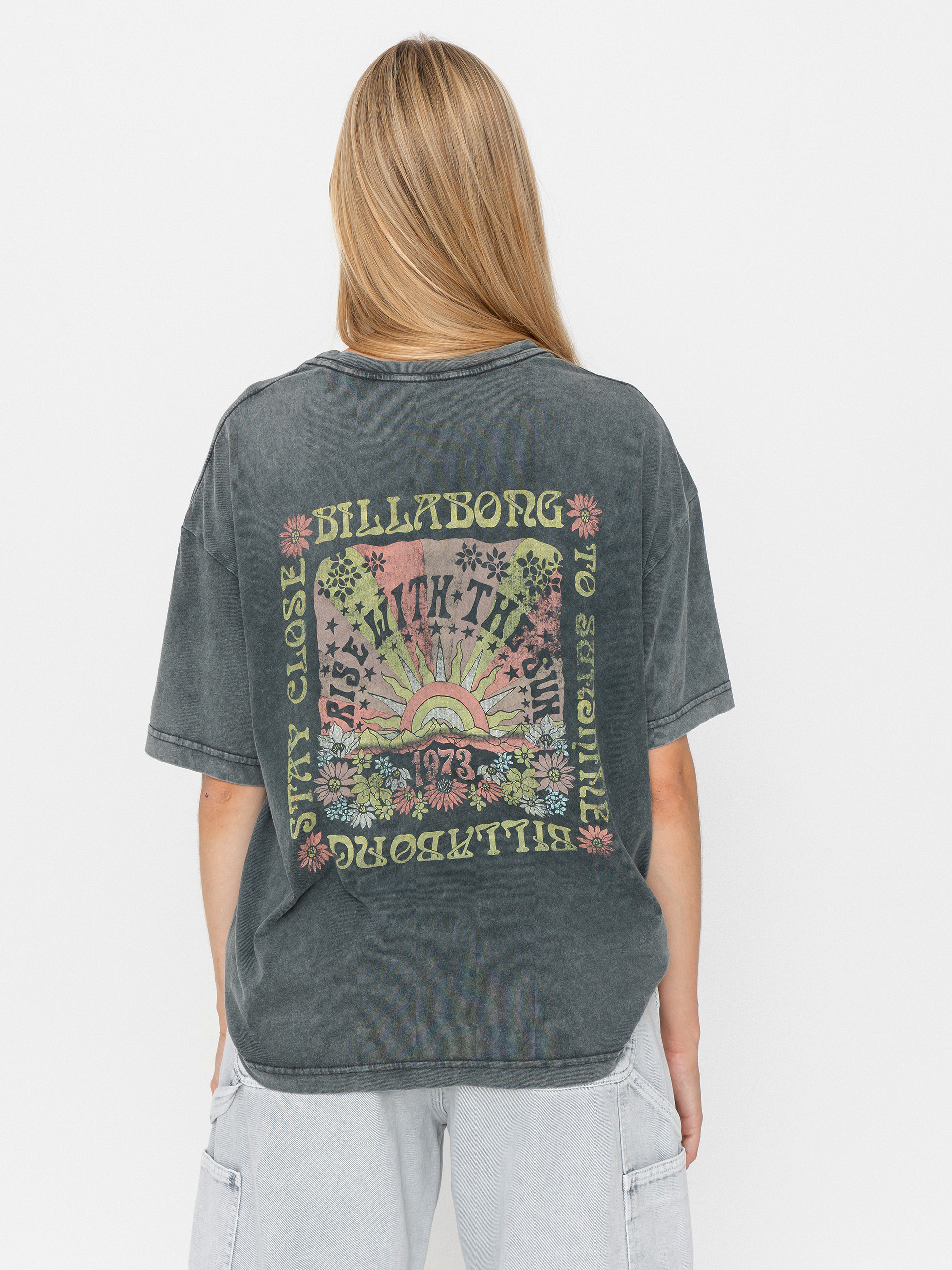 Tričko Billabong Out Until Dawn Wmn (off black)