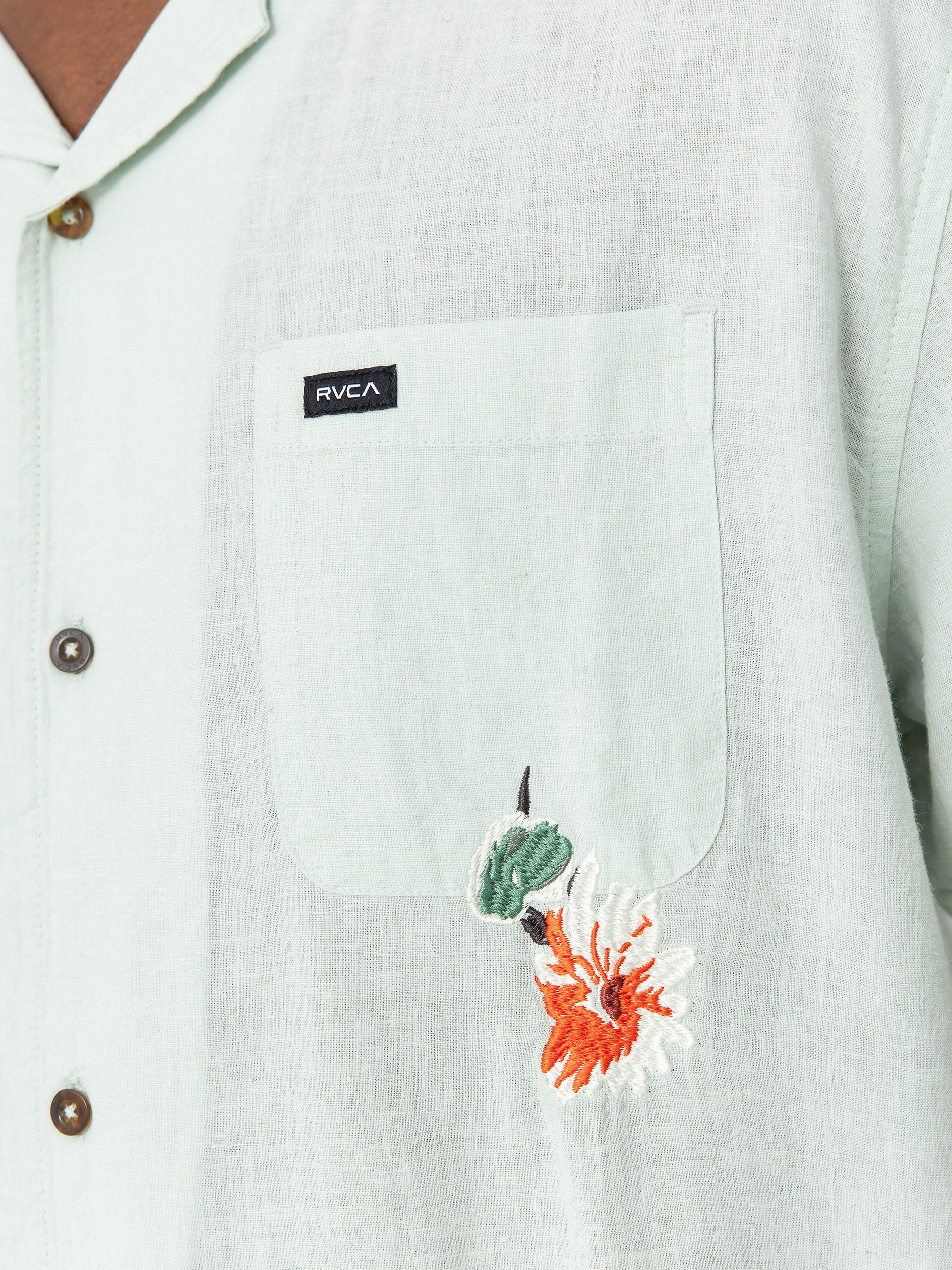 Košeľa RVCA Nectar (green tea)