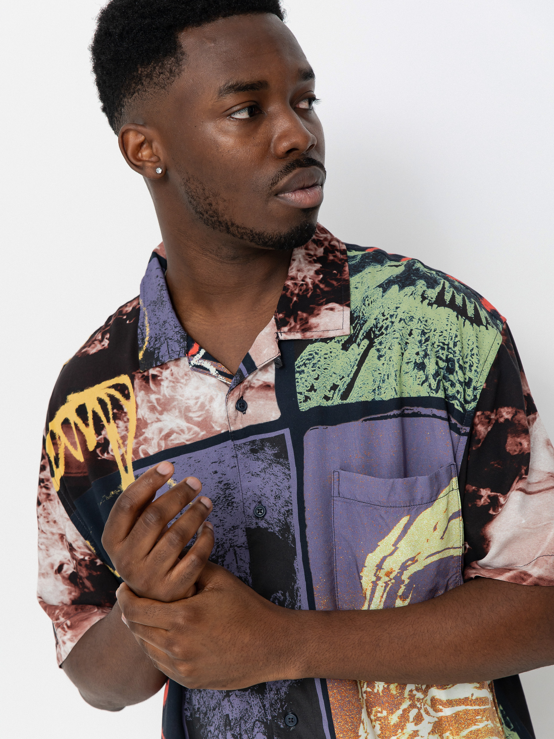 Košeľa Vans Prospect Collage (parisian night)