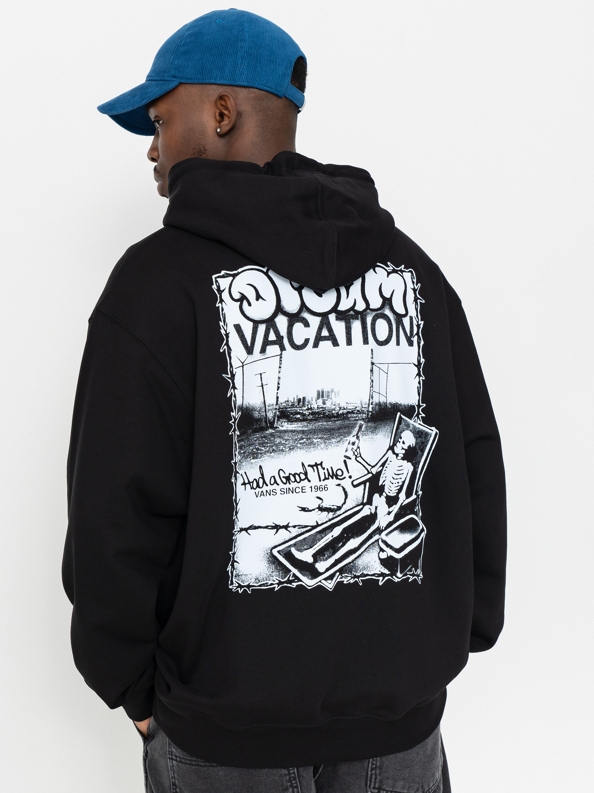 Mikina s kapucňou Vans Good Times HD (black)