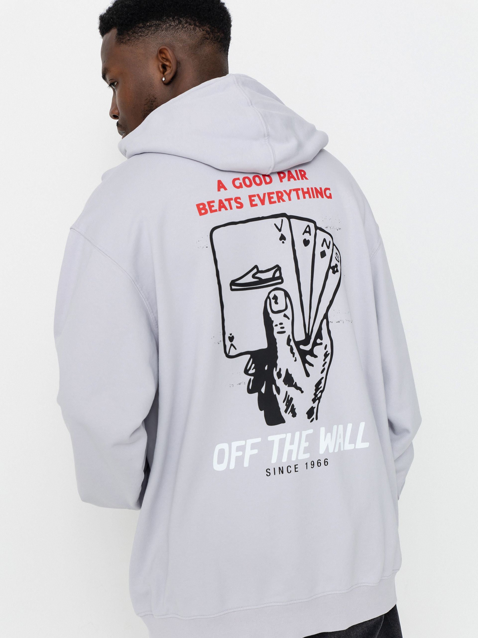 Mikina s kapucňou Vans A Good Pair Loose Ft HD (evening haze)