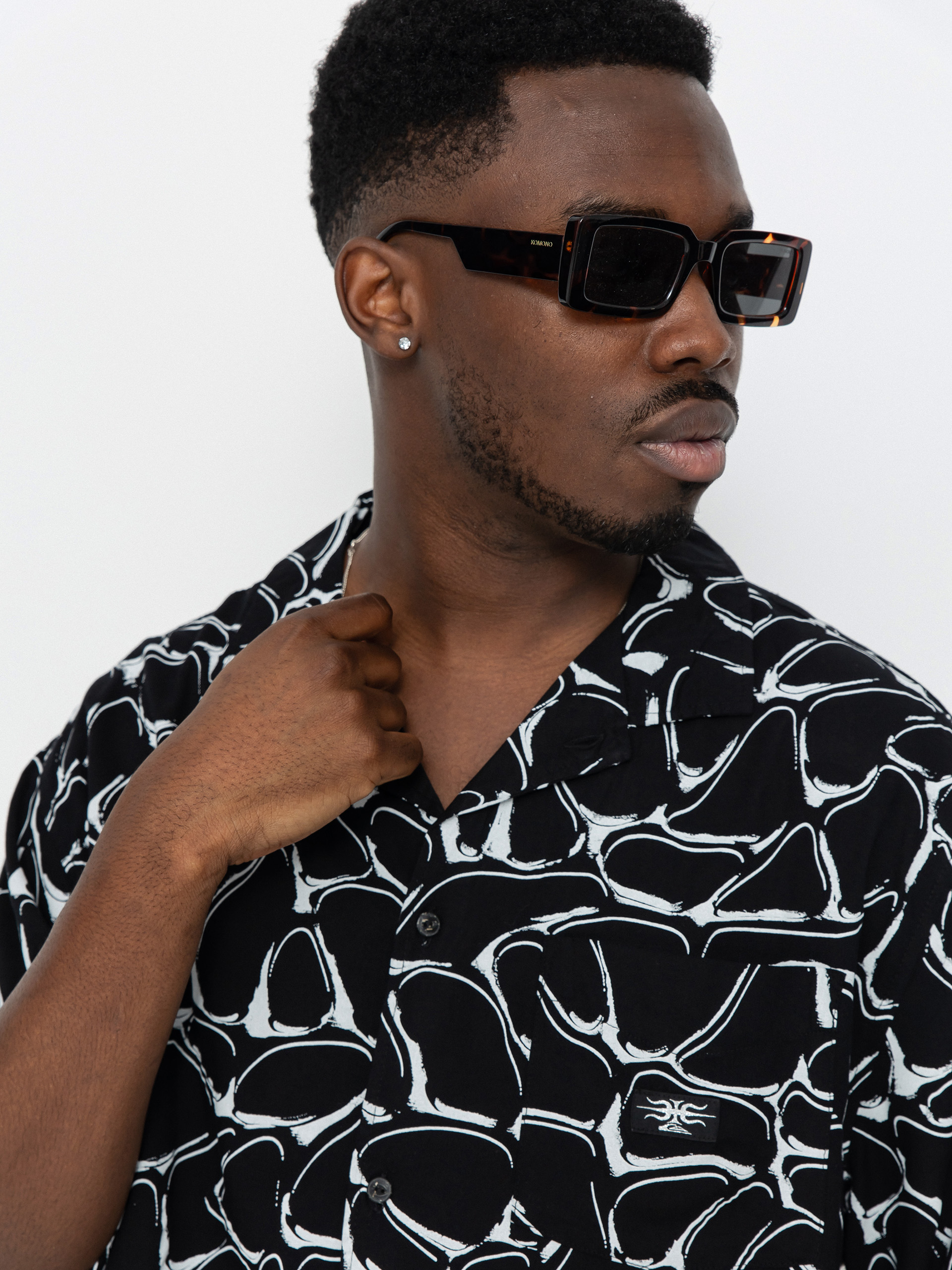 Košeľa Quiksilver Mercury Chrome Shirt (black mercury chrome)