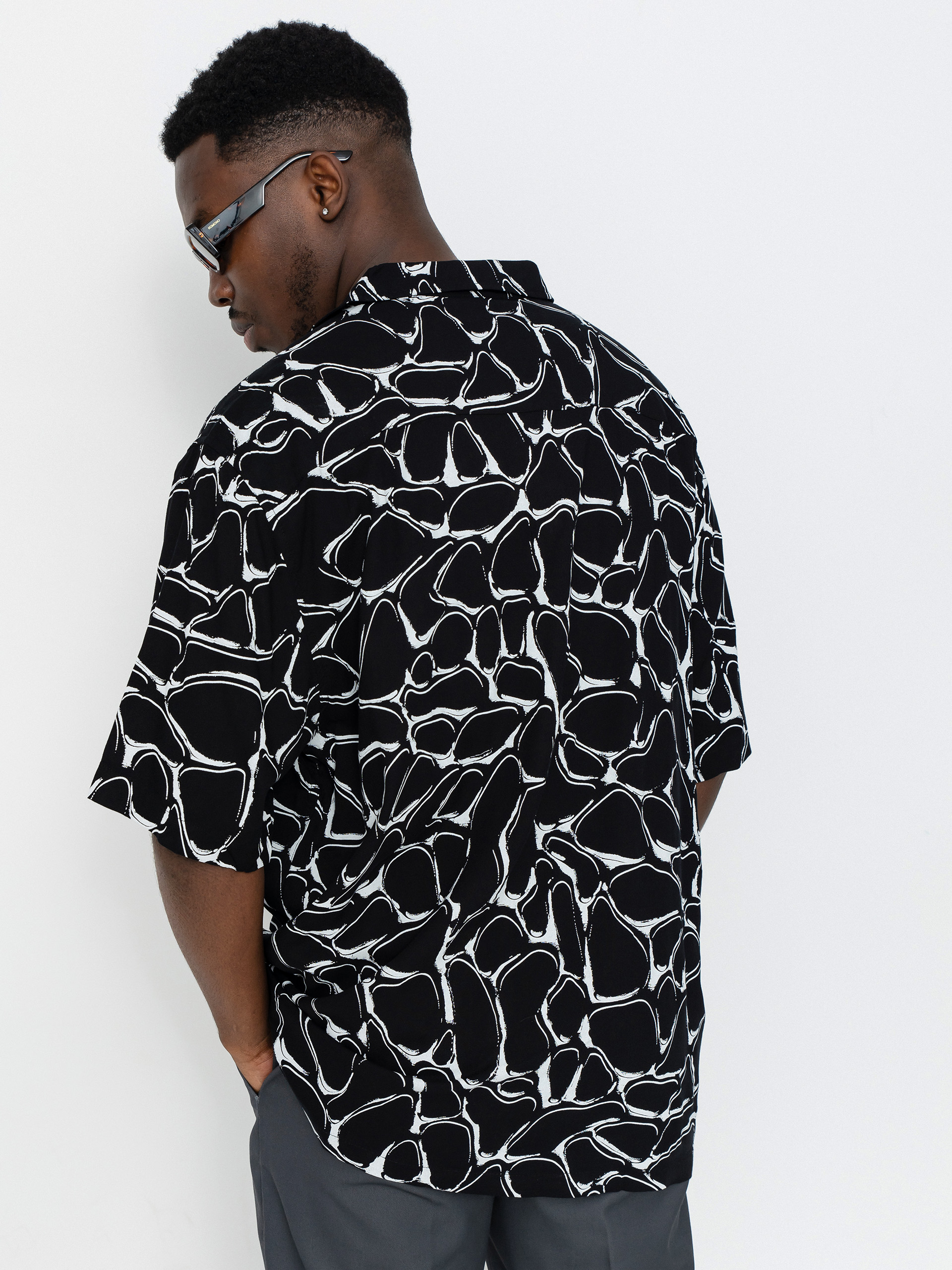 Košeľa Quiksilver Mercury Chrome Shirt (black mercury chrome)