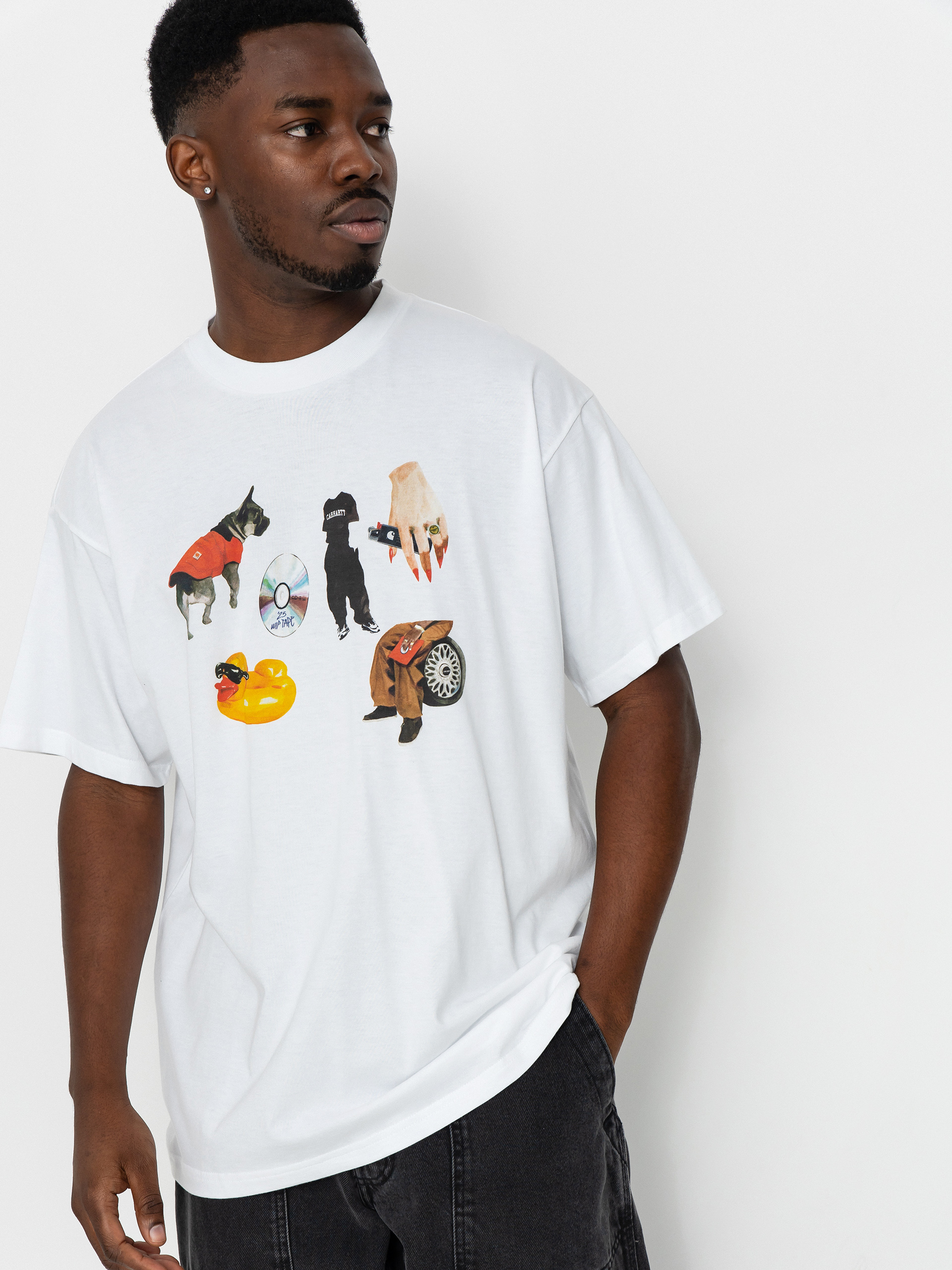 Tričko Carhartt WIP Jacob Rochester (white)