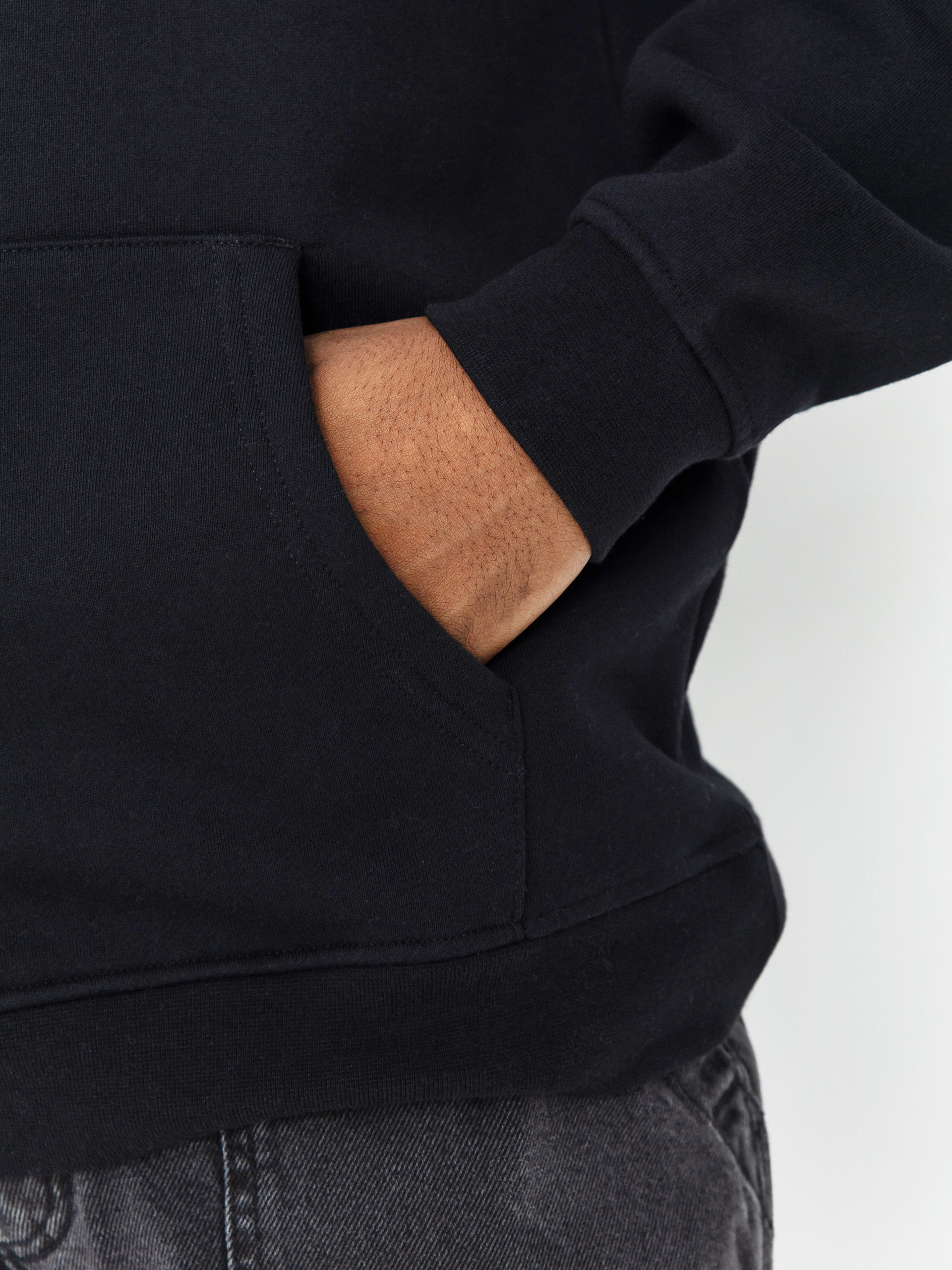 Mikina s kapucňou Santa Cruz Knibbs Invasion Hand HD (black)