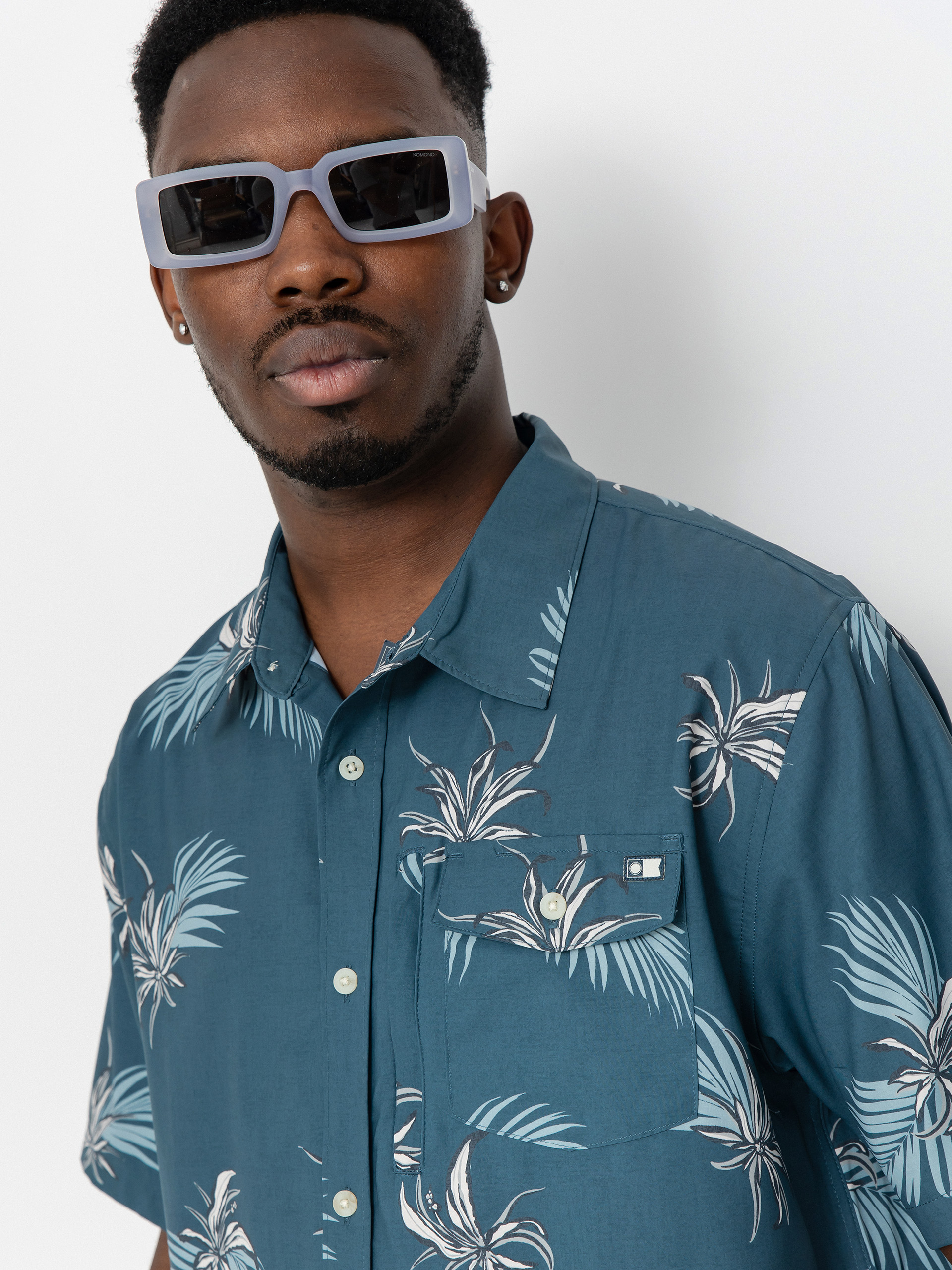 Košeľa Salty Crew Weekender Tech (bluefin)