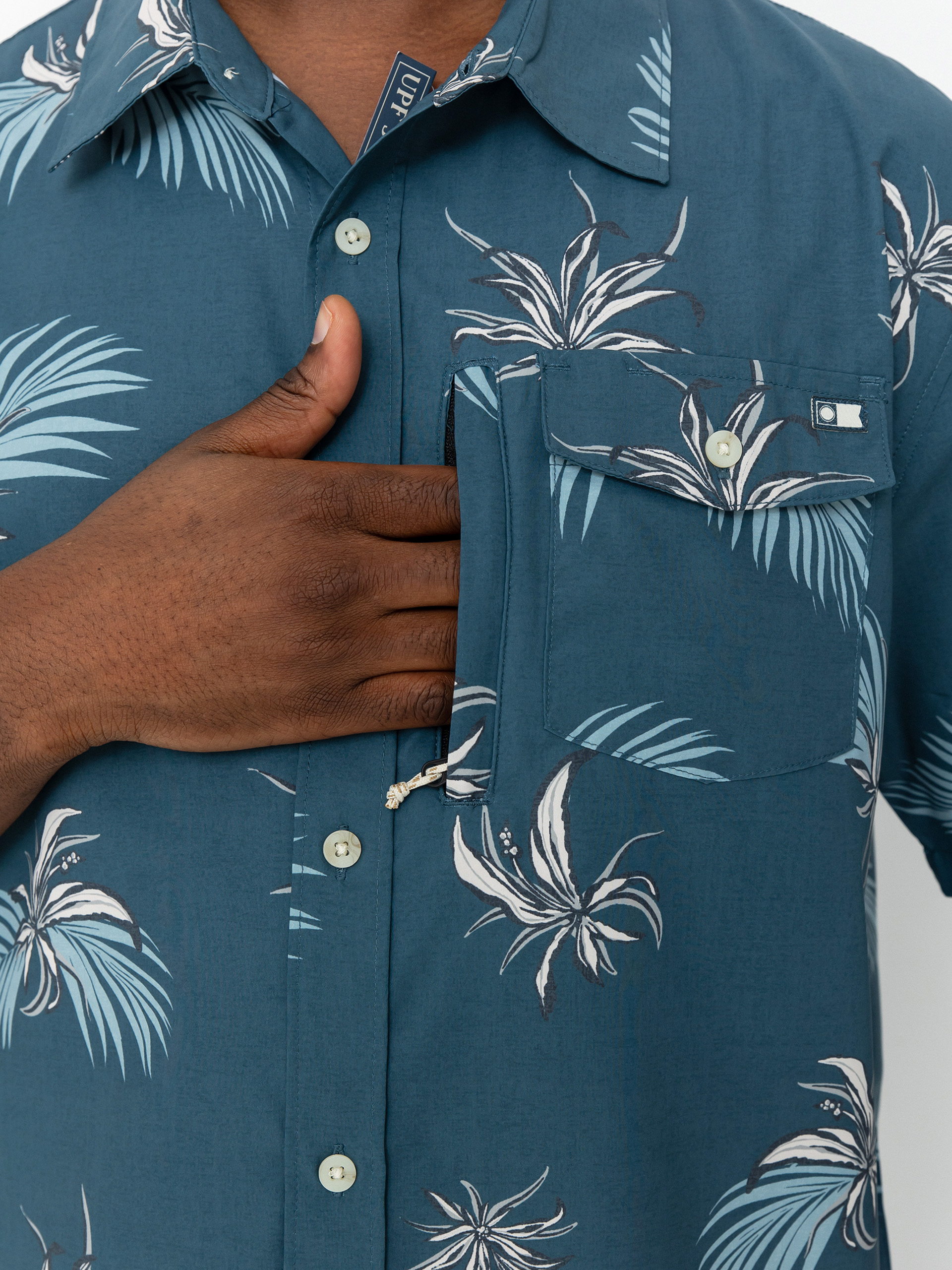 Košeľa Salty Crew Weekender Tech (bluefin)