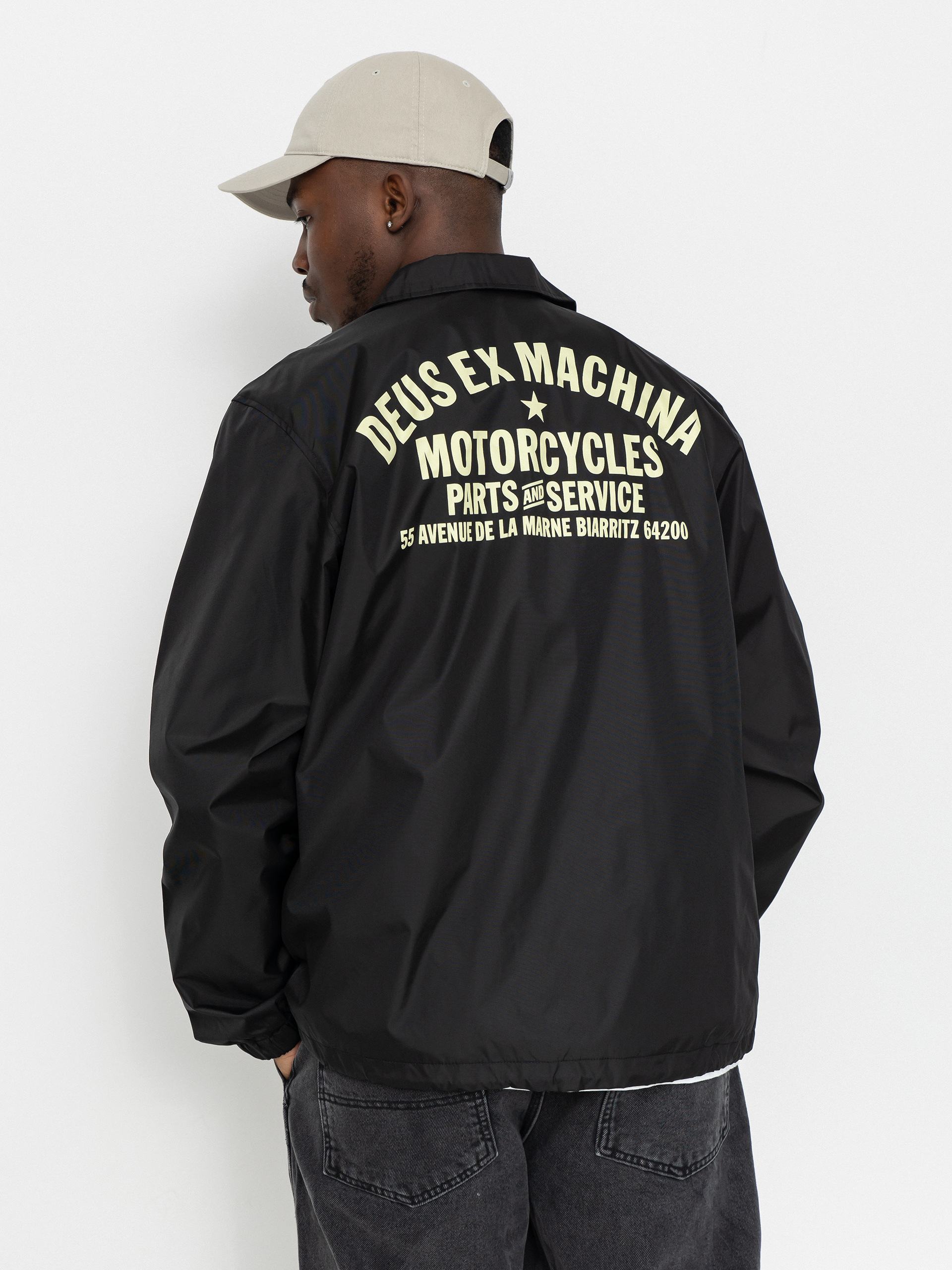 Bunda Deus Ex Machina Biarritz Coach (black)