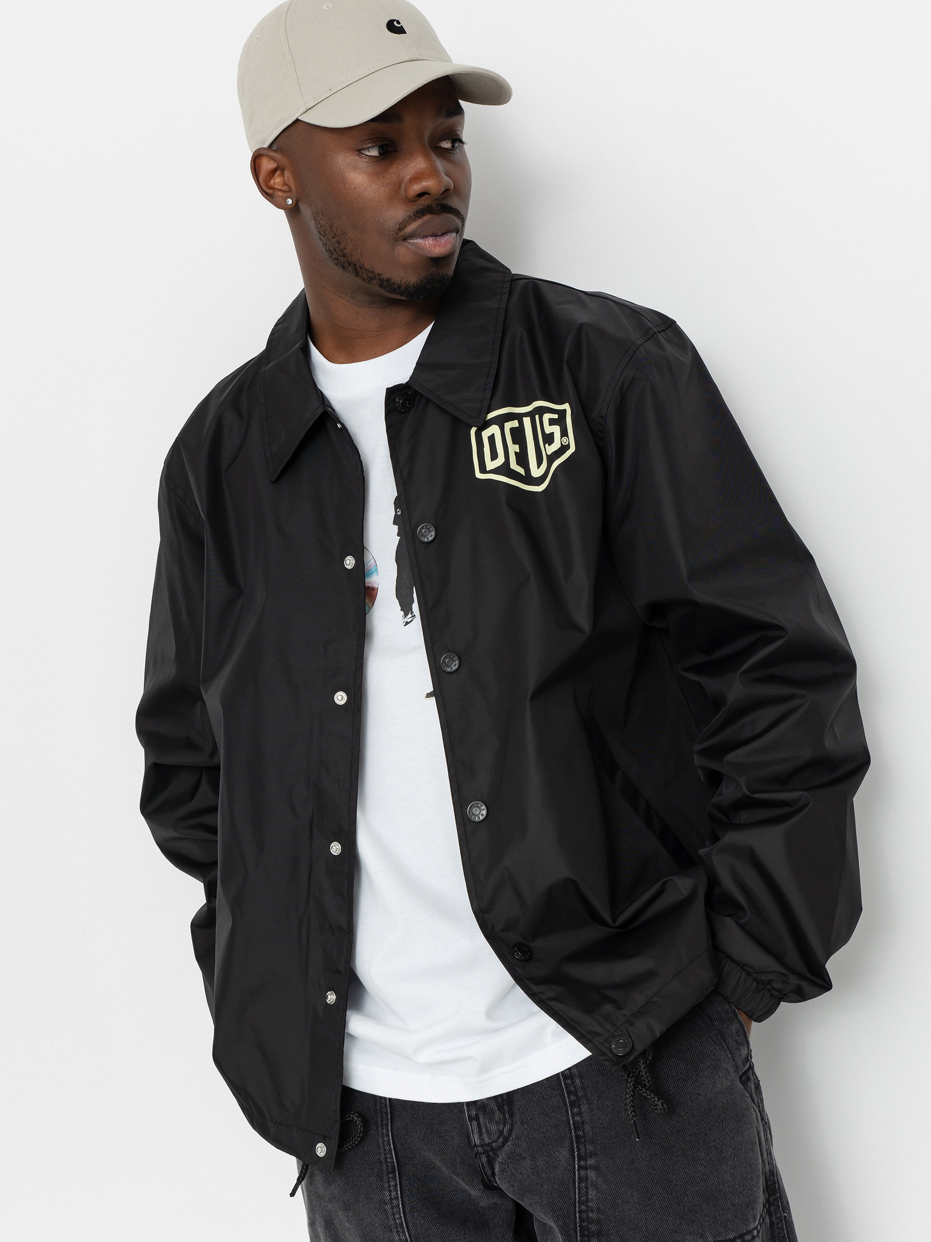 Bunda Deus Ex Machina Biarritz Coach (black)