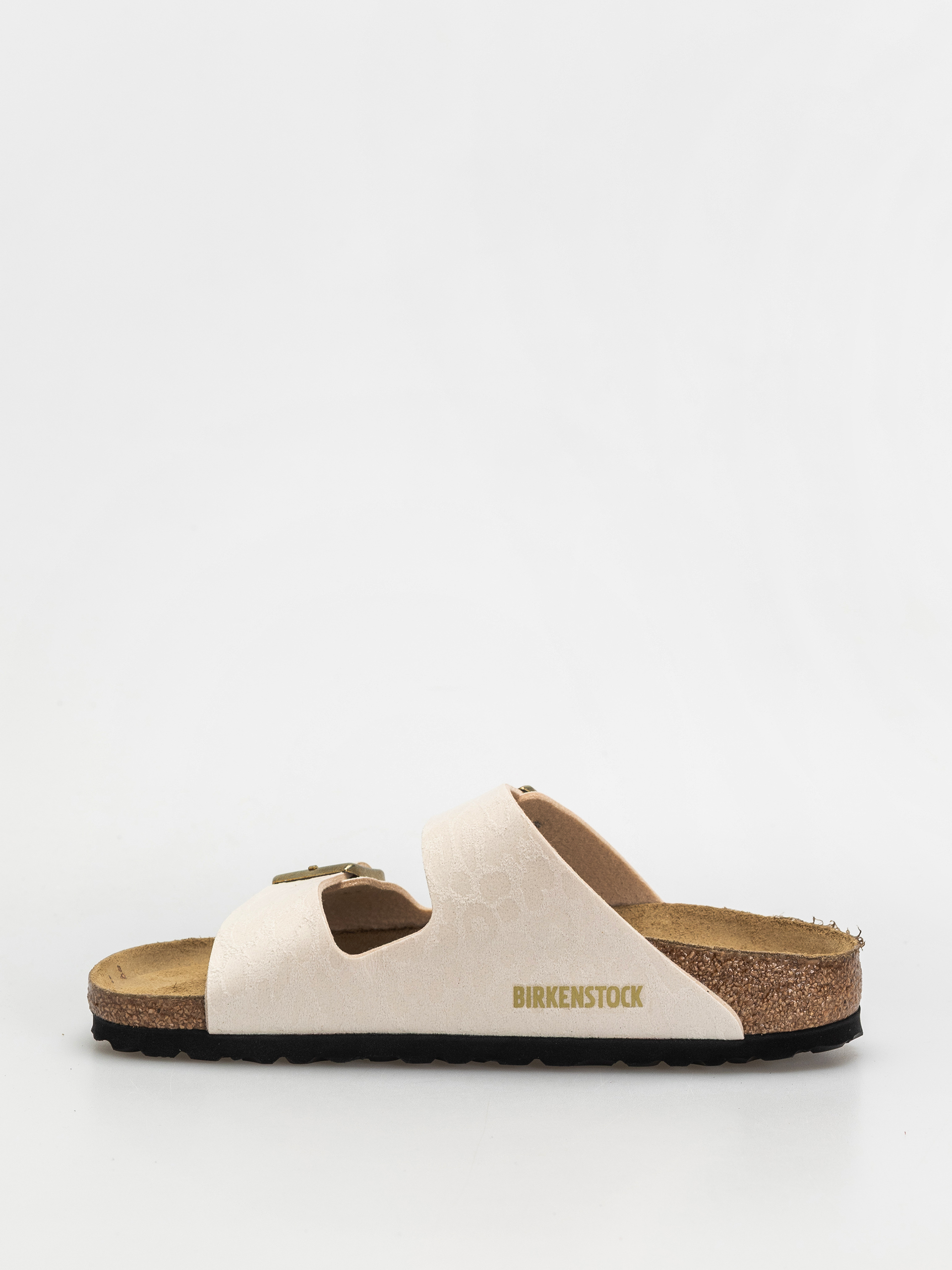 Šľapky Birkenstock Arizona Synthetics Narrow Wmn (leo eggshell)