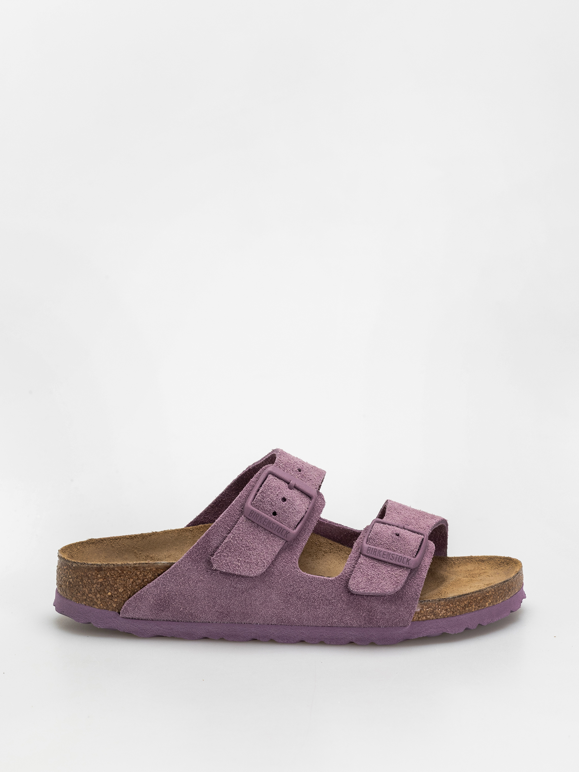 Šľapky Birkenstock Arizona Suede Leather Narrow Wmn (mauve)