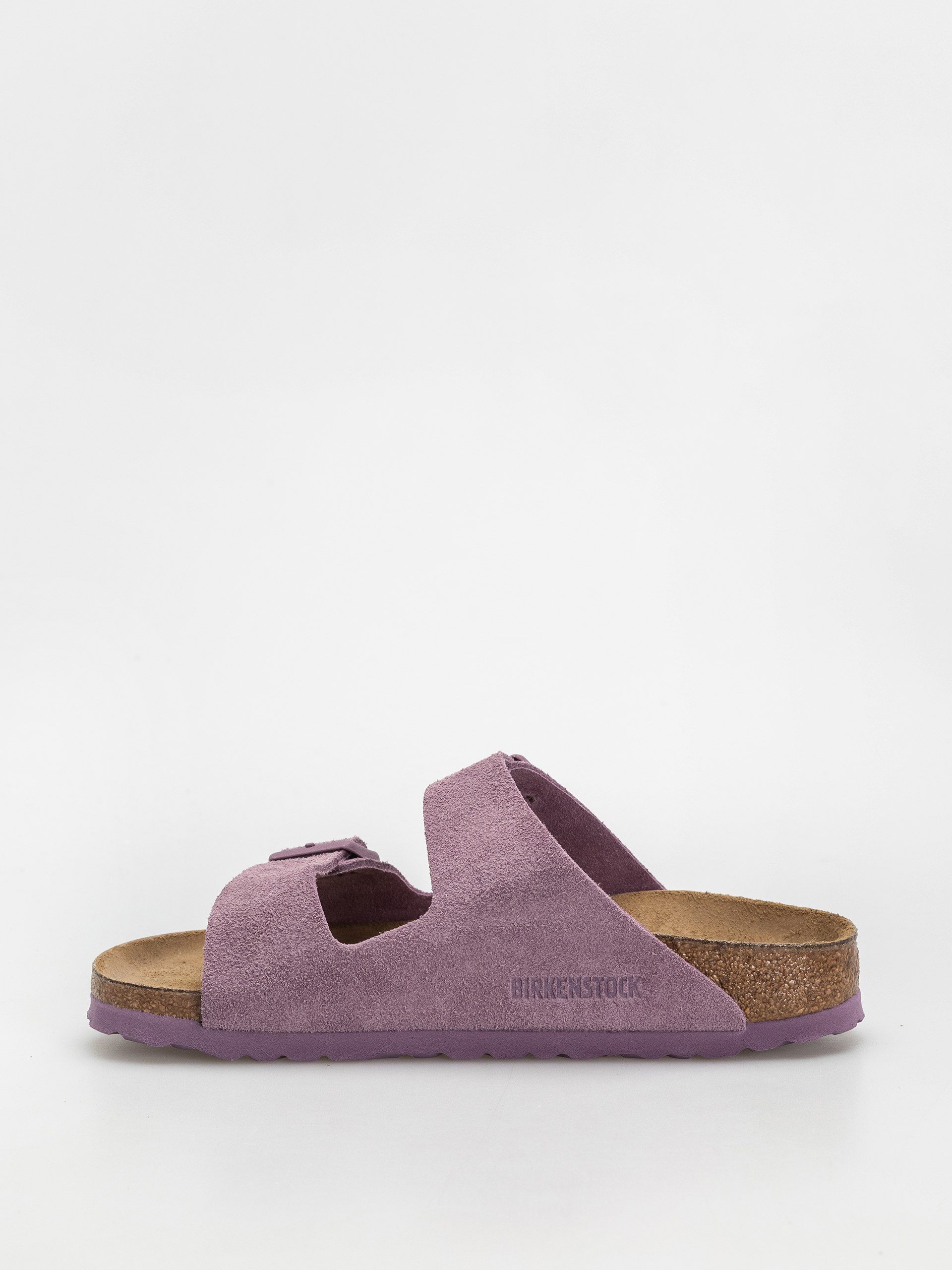Šľapky Birkenstock Arizona Suede Leather Narrow Wmn (mauve)