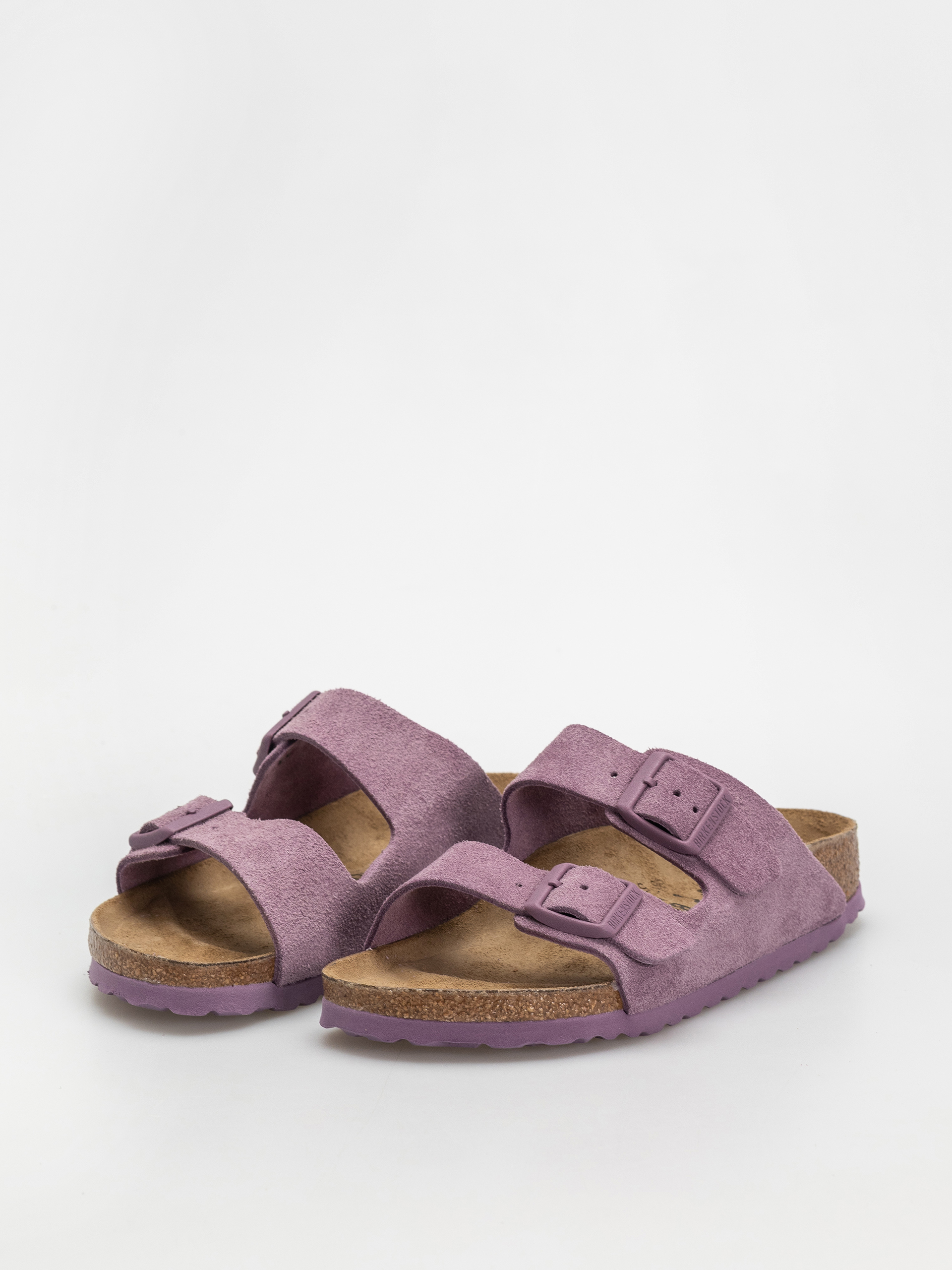 Šľapky Birkenstock Arizona Suede Leather Narrow Wmn (mauve)