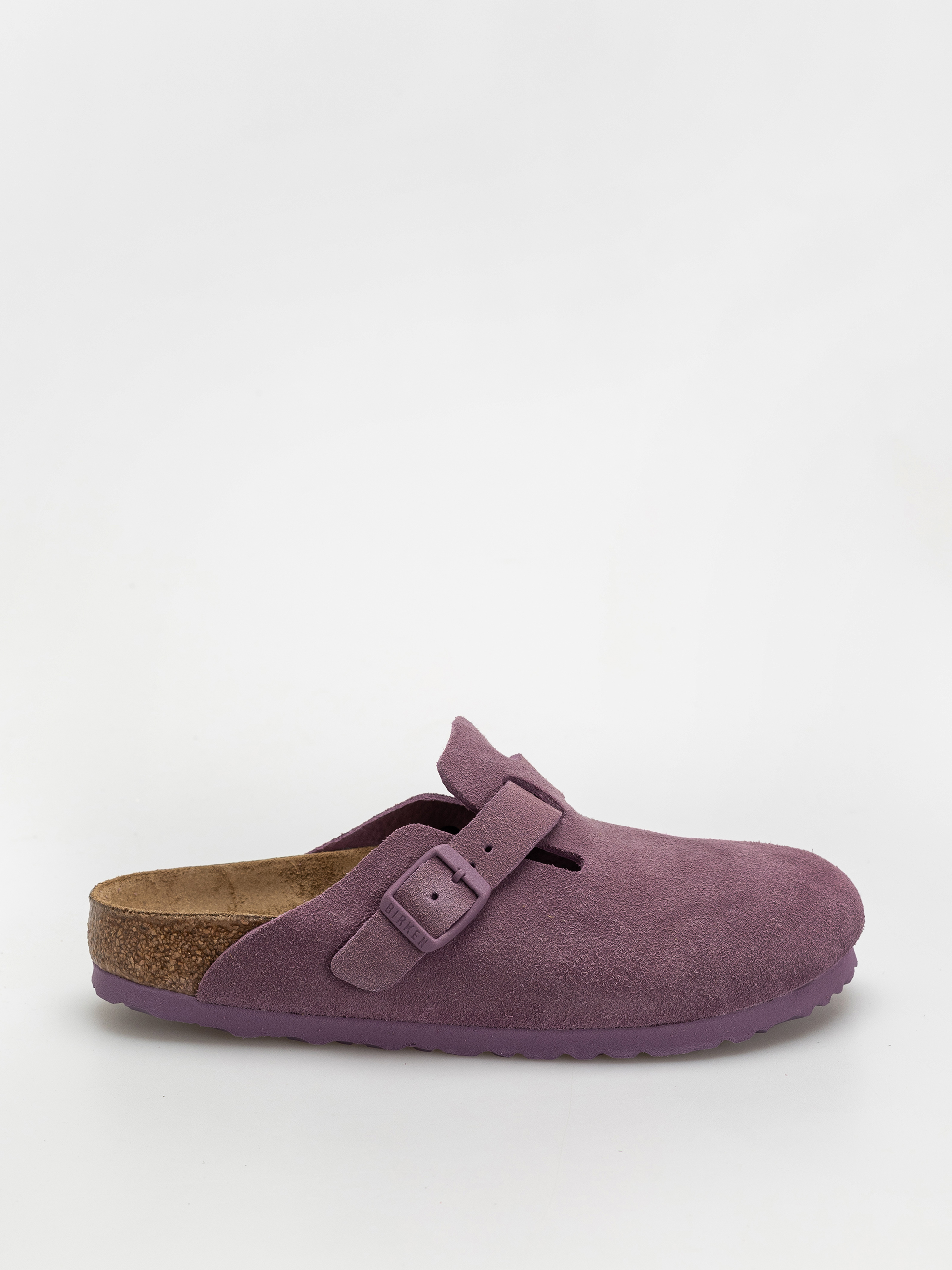 Šľapky Birkenstock Boston Suede Leather Narrow Wmn (mauve)