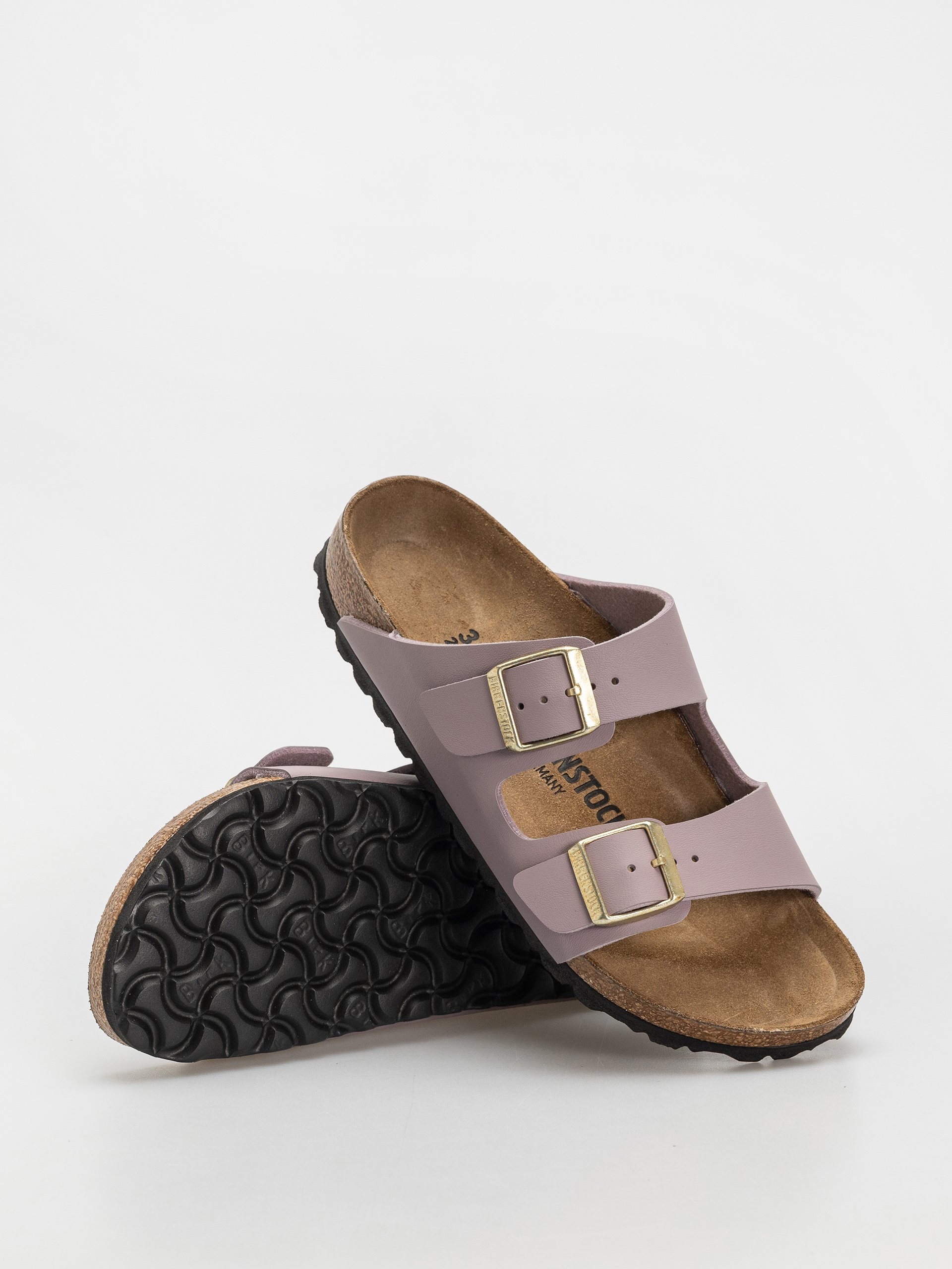Šľapky Birkenstock Arizona Briko Flor Narrow Wmn (faded purple)