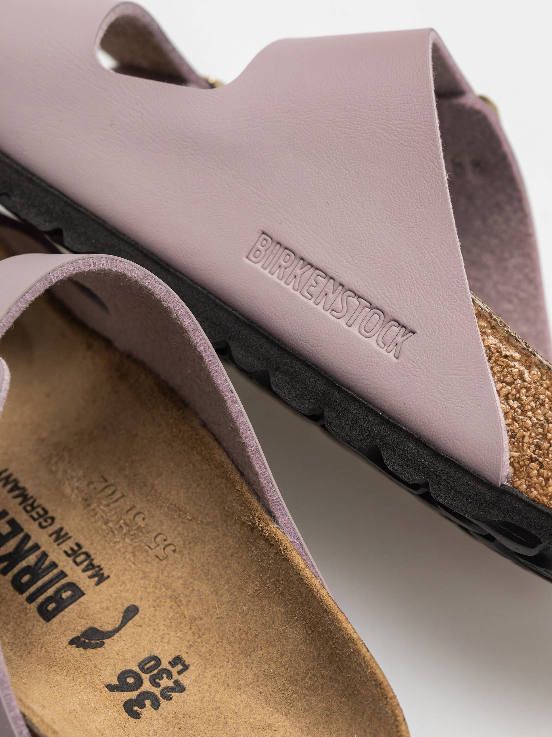 Šľapky Birkenstock Arizona Briko Flor Narrow Wmn (faded purple)