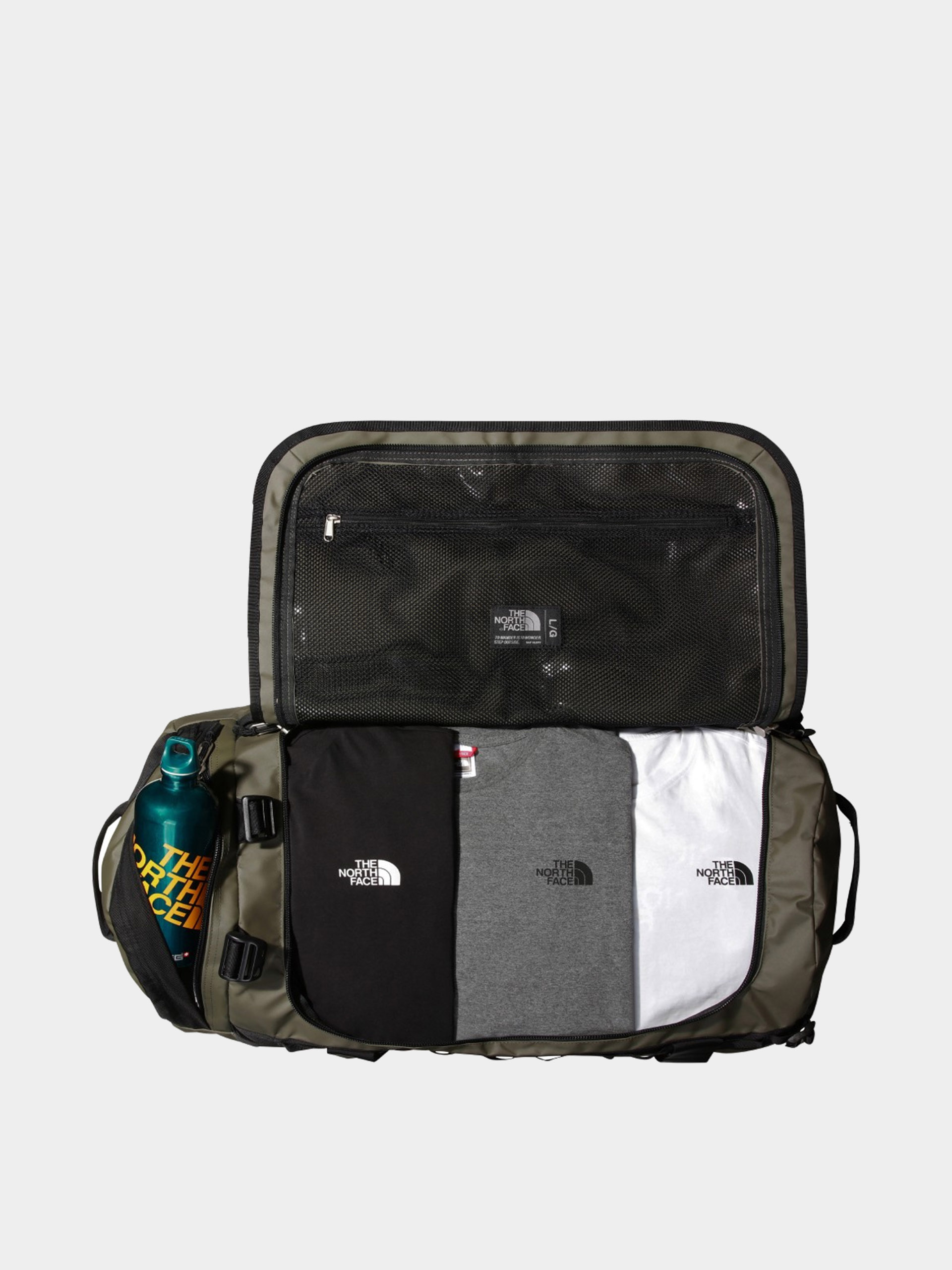 Taška The North Face Base Camp Duffel L (new taupe green tnf bla)