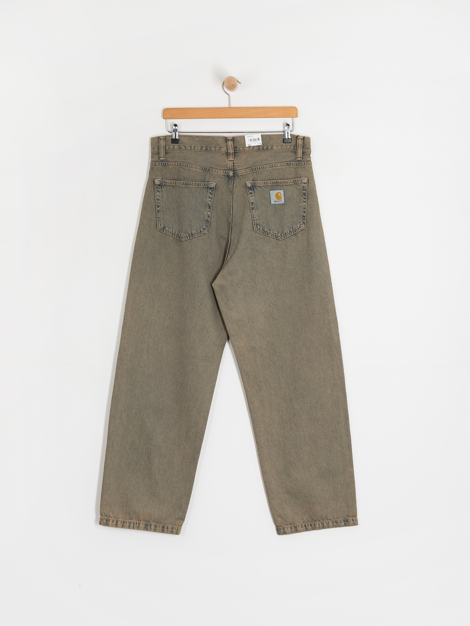 Nohavice Carhartt WIP Landon (blue/leather/garment dyed)