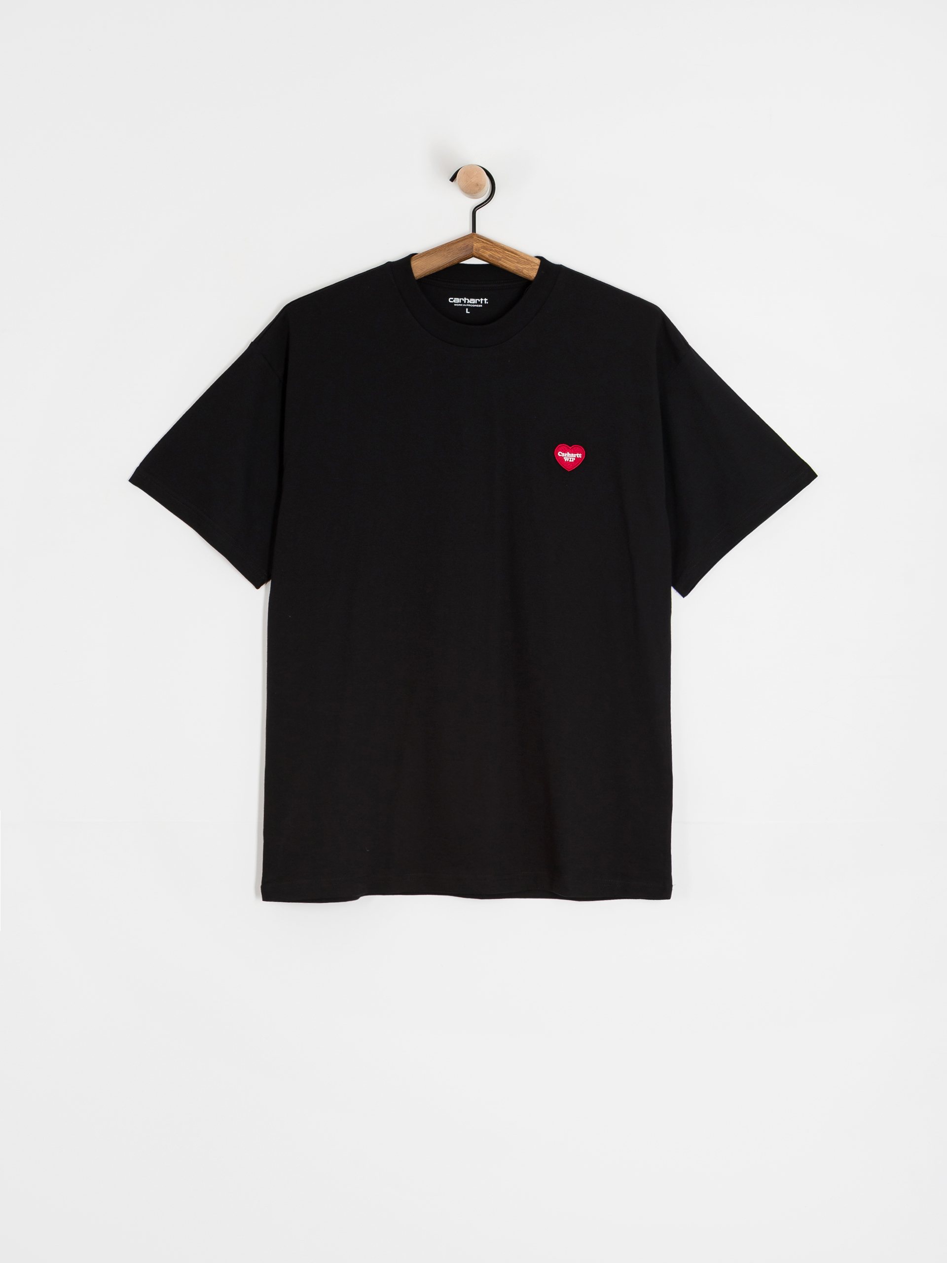 Tričko Carhartt WIP Heart II Hartt (black)