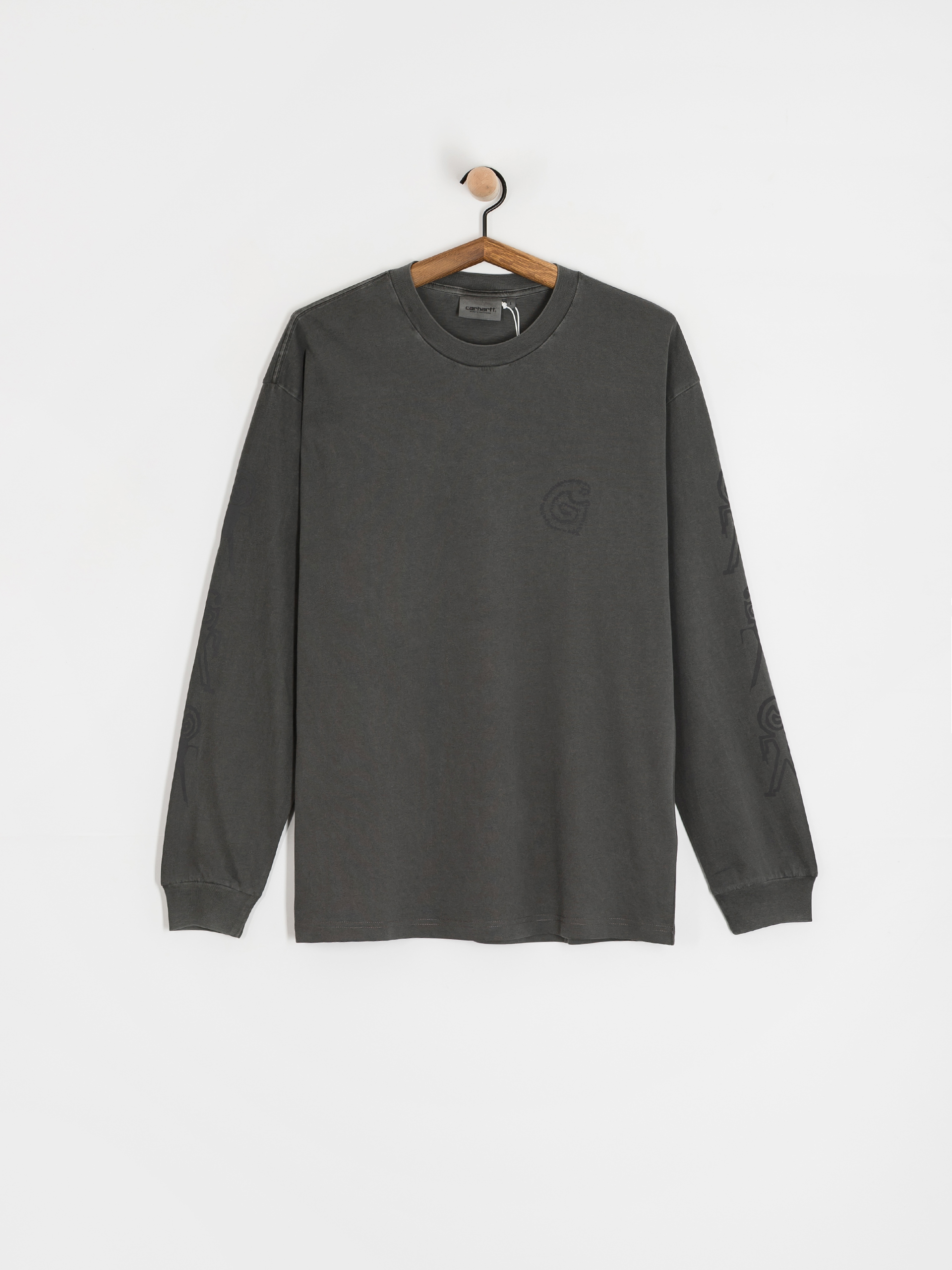 Triko Carhartt WIP Terrestrial (black/graphite/pigment garment dyed)