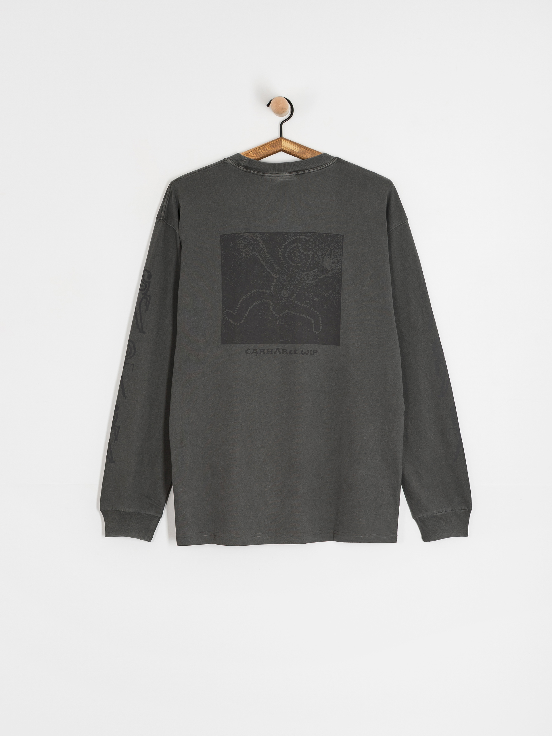 Triko Carhartt WIP Terrestrial (black/graphite/pigment garment dyed)