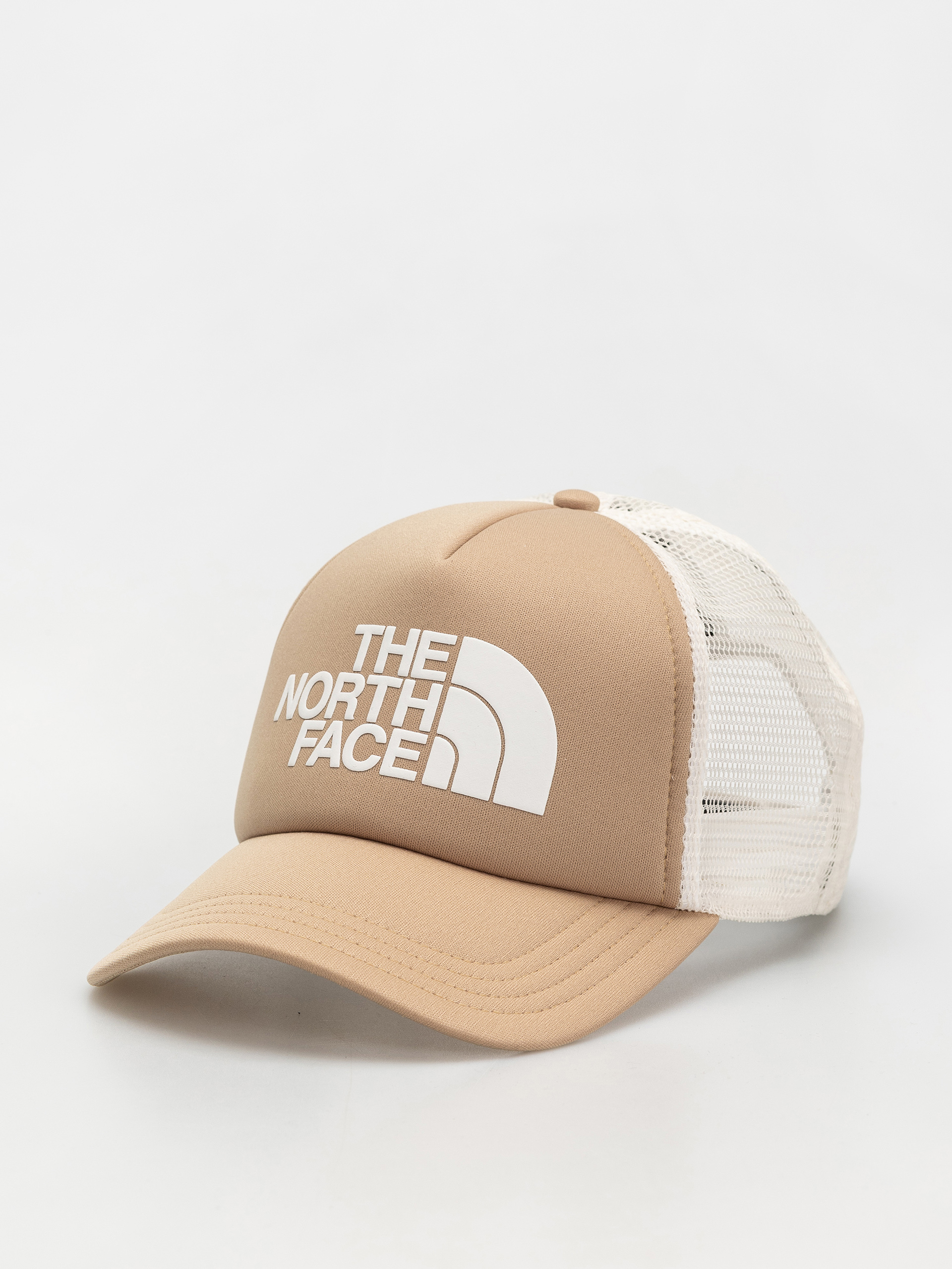 Šiltovka The North Face Tnf Logo Trucker (khaki stone/tnf white)