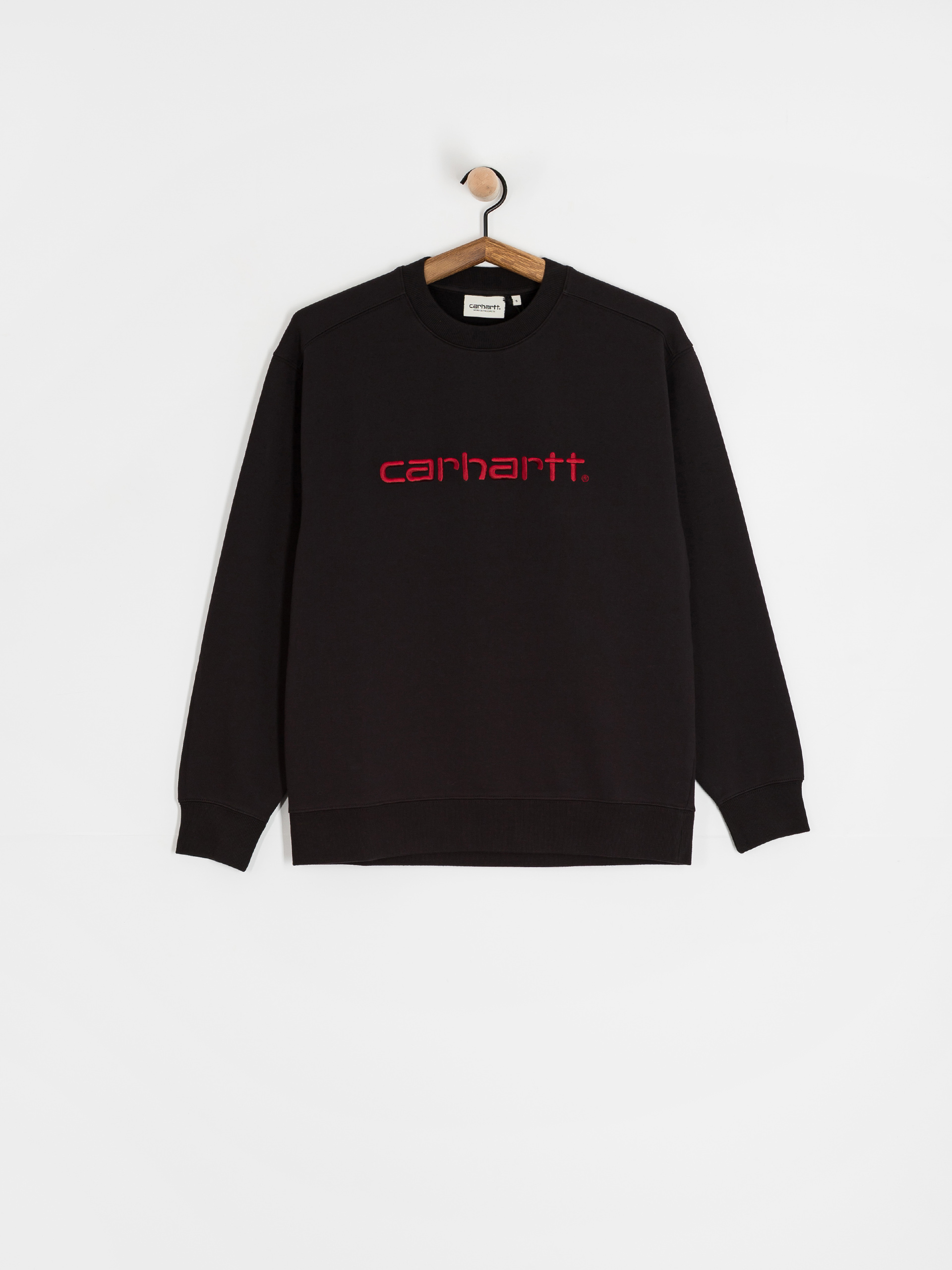 Mikina Carhartt WIP Carhartt Wmn (black/scarlet)