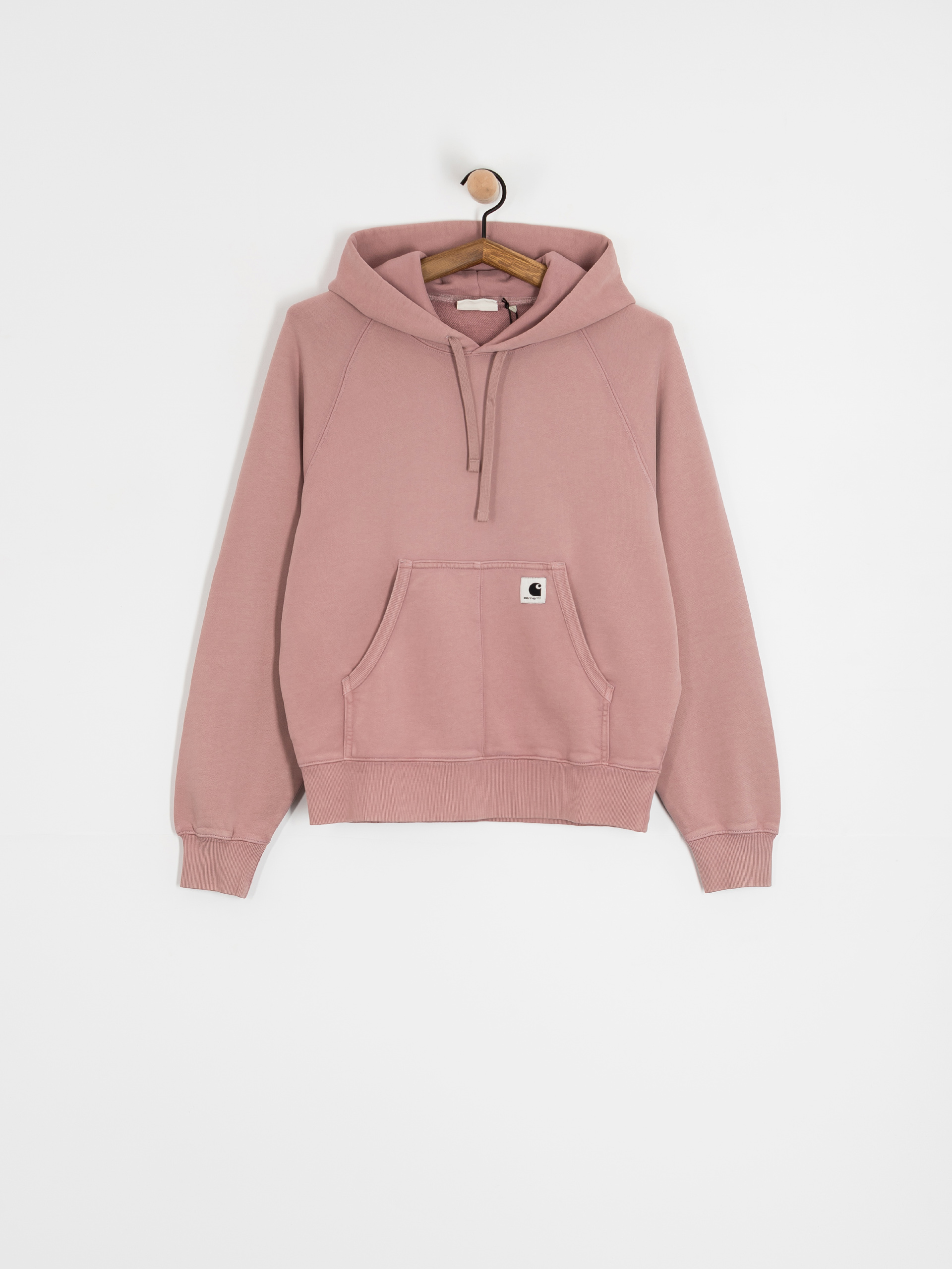 Mikina s kapucňou Carhartt WIP Hudson HD Wmn (daphne/chalk wash)