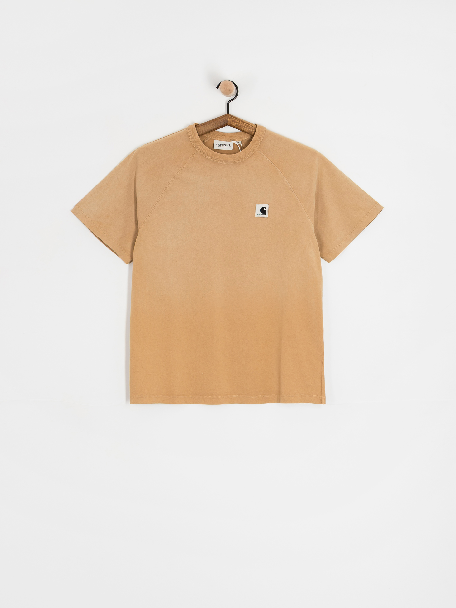 Tričko Carhartt WIP Hudson Wmn (dusty h brown/chalk wash)