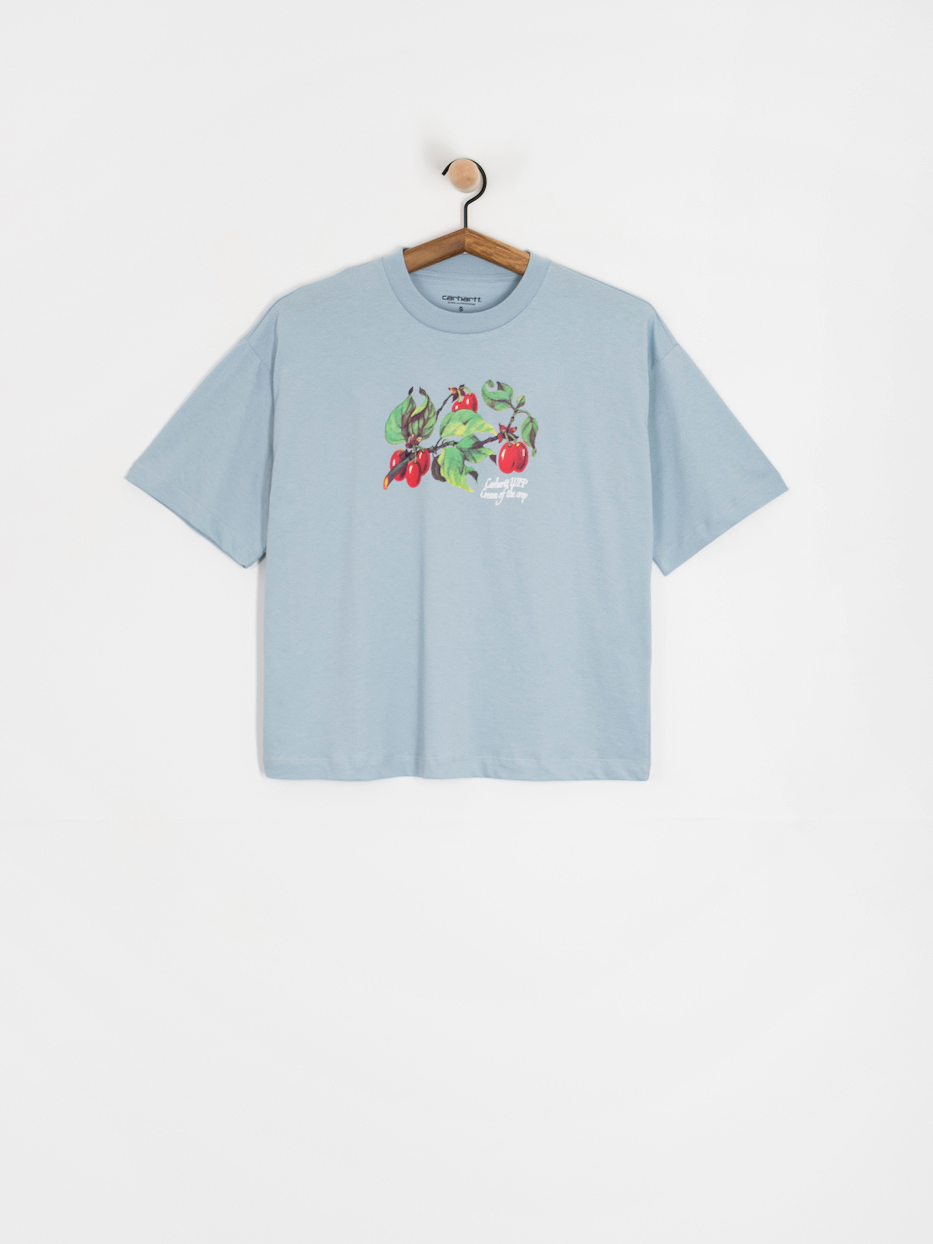 Tričko Carhartt WIP Cream Of The Crop Wmn (blue fog)