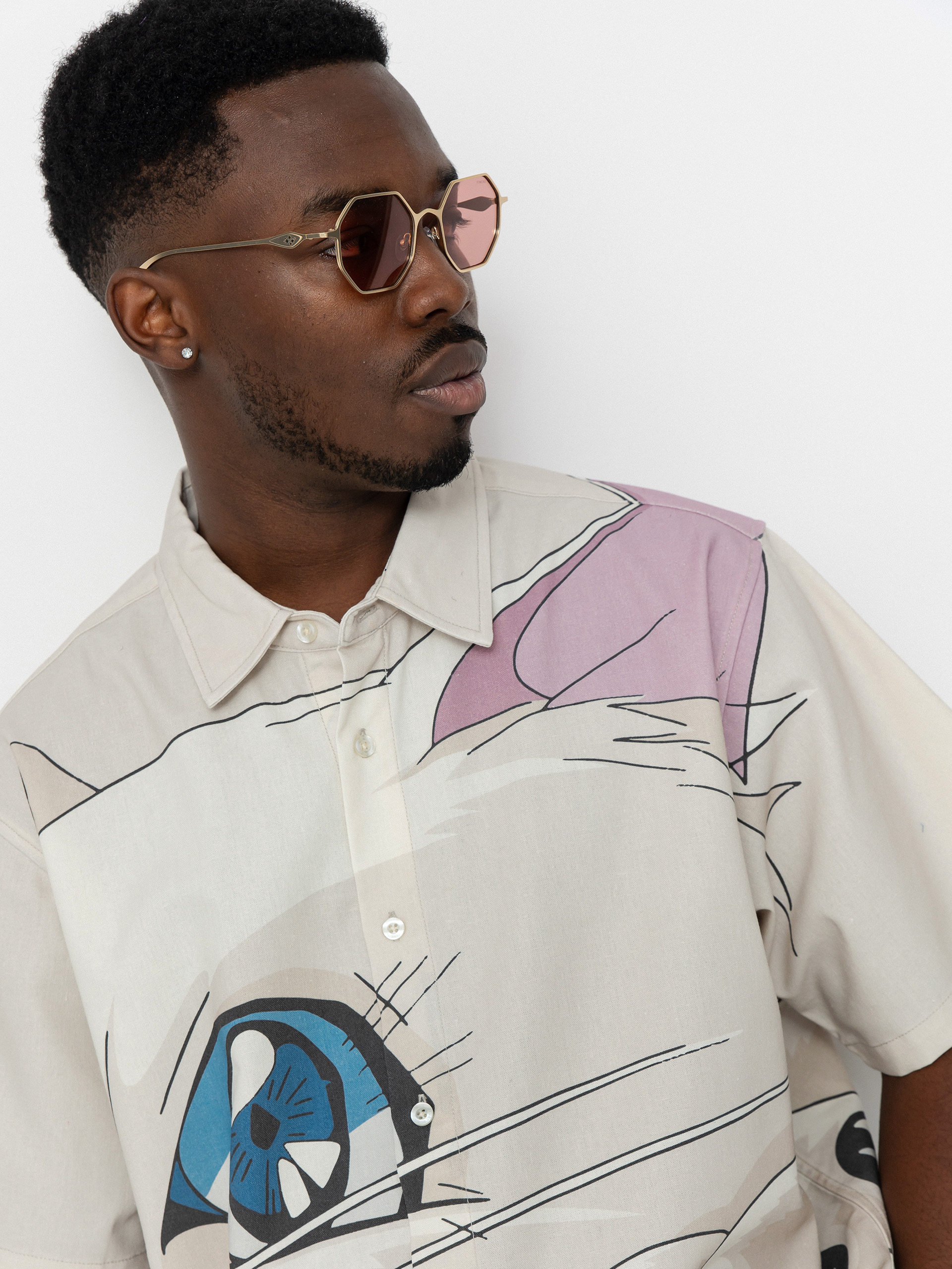 Košeľa RipNDip Metal Claw (bone)