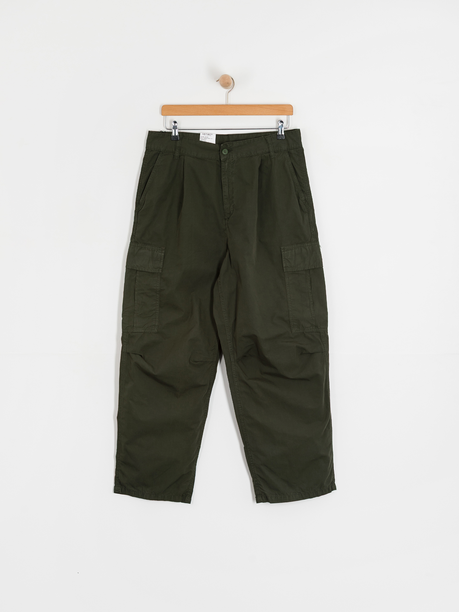 Nohavice Carhartt WIP Cole Cargo (opuntia/garment dyed)
