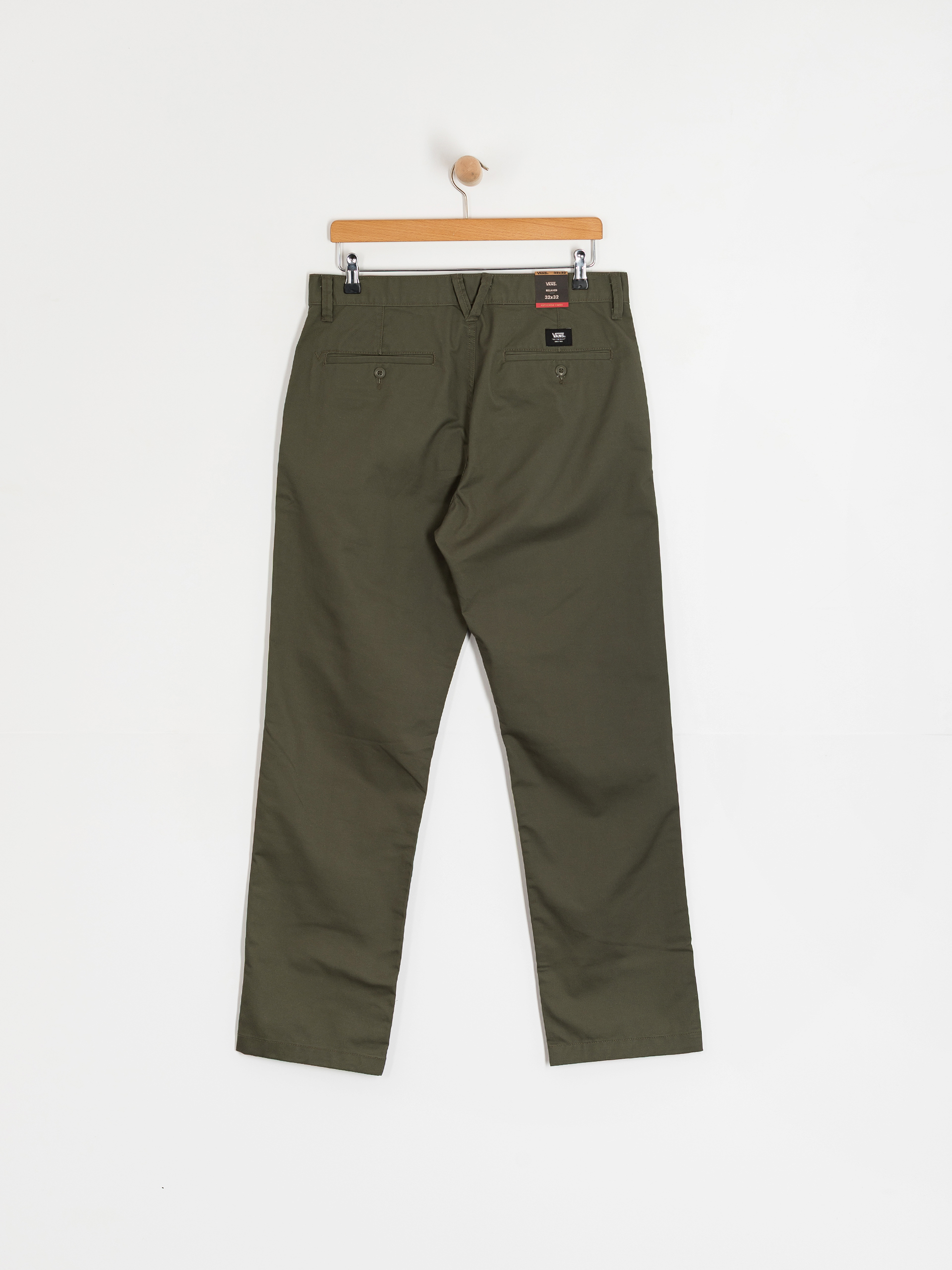 Nohavice Vans Authentic Chino Relaxed (grape leaf)