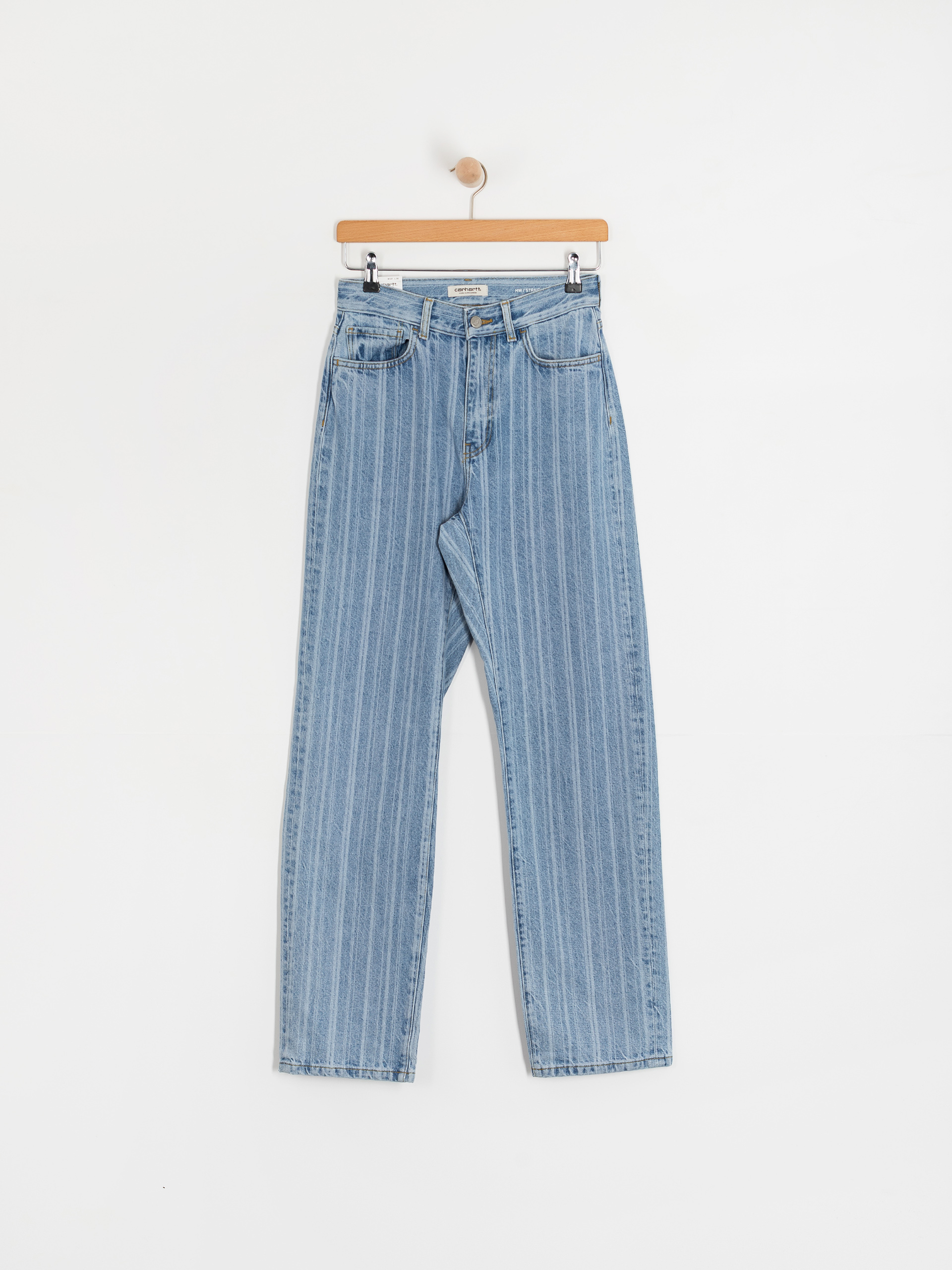 Nohavice Carhartt WIP Rylan Wmn (rylan stripe/blue/stone bleached)