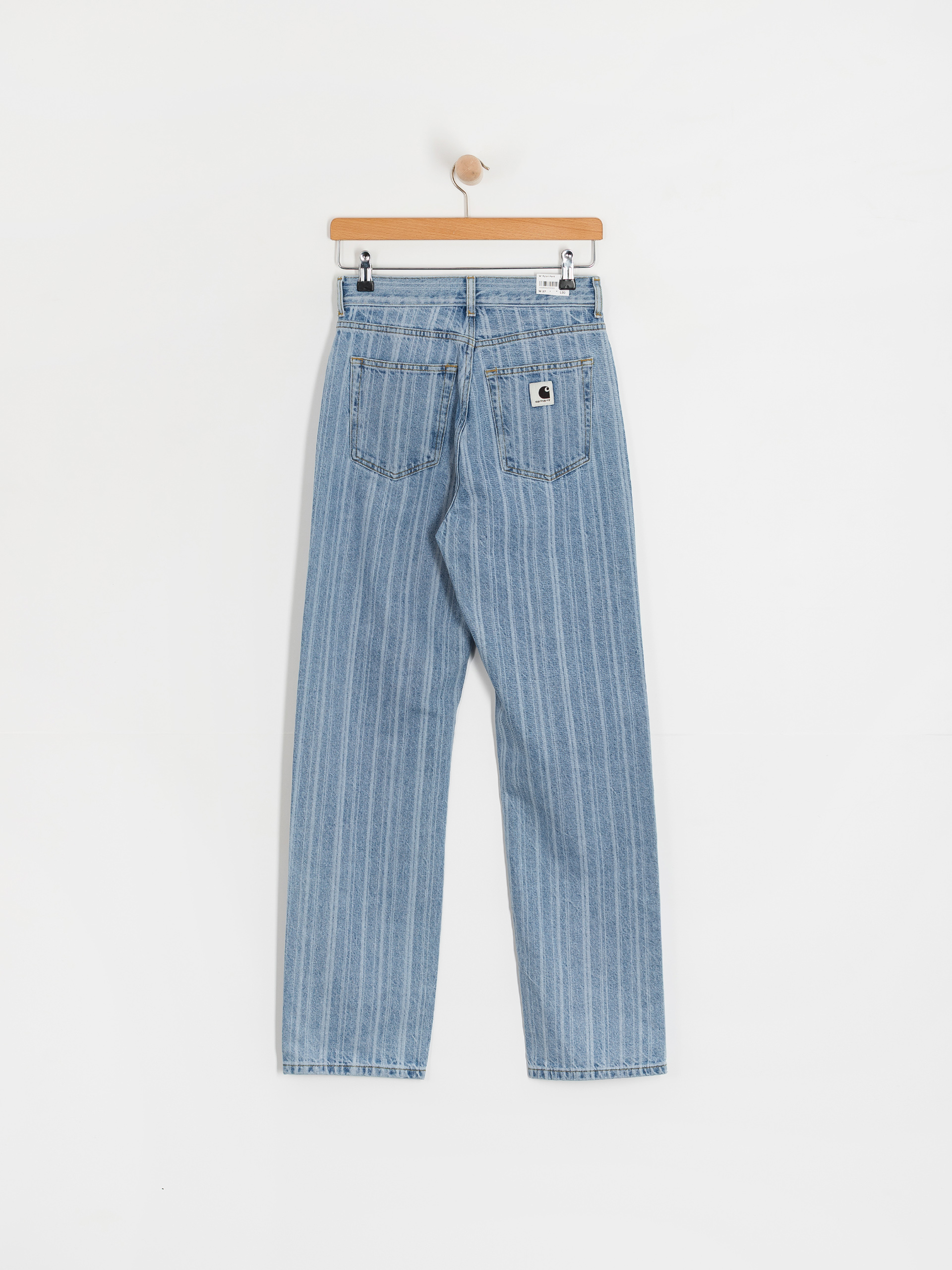 Nohavice Carhartt WIP Rylan Wmn (rylan stripe/blue/stone bleached)