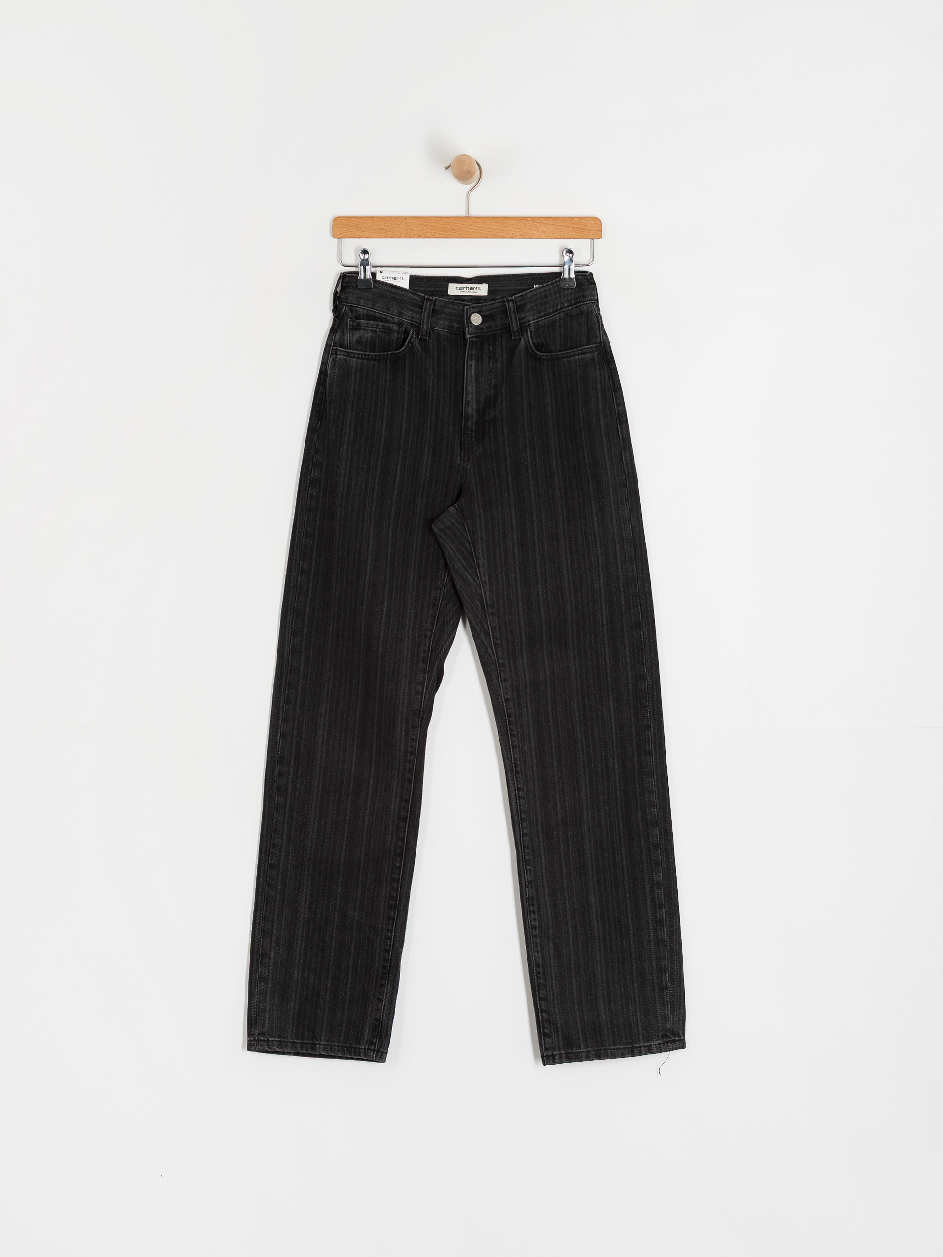 Nohavice Carhartt WIP Rylan Wmn (rylan stripe/black/stone washed)