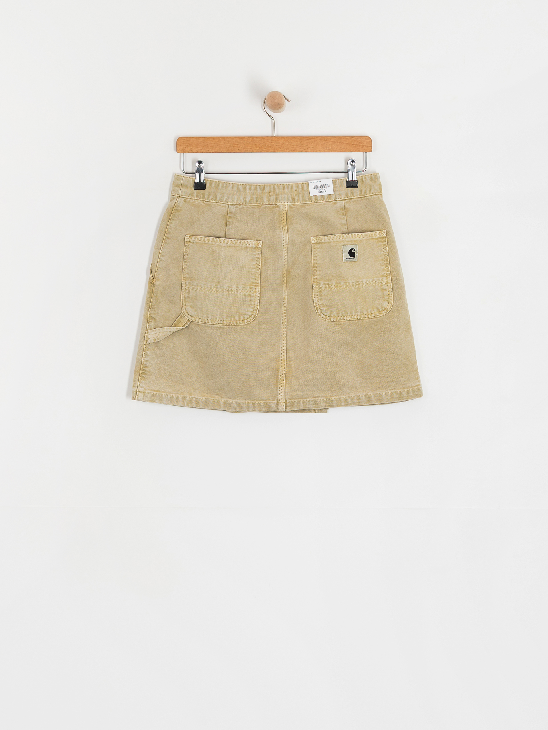 Sukňa Carhartt WIP Emery Wmn (dusty h brown/chalk wash)