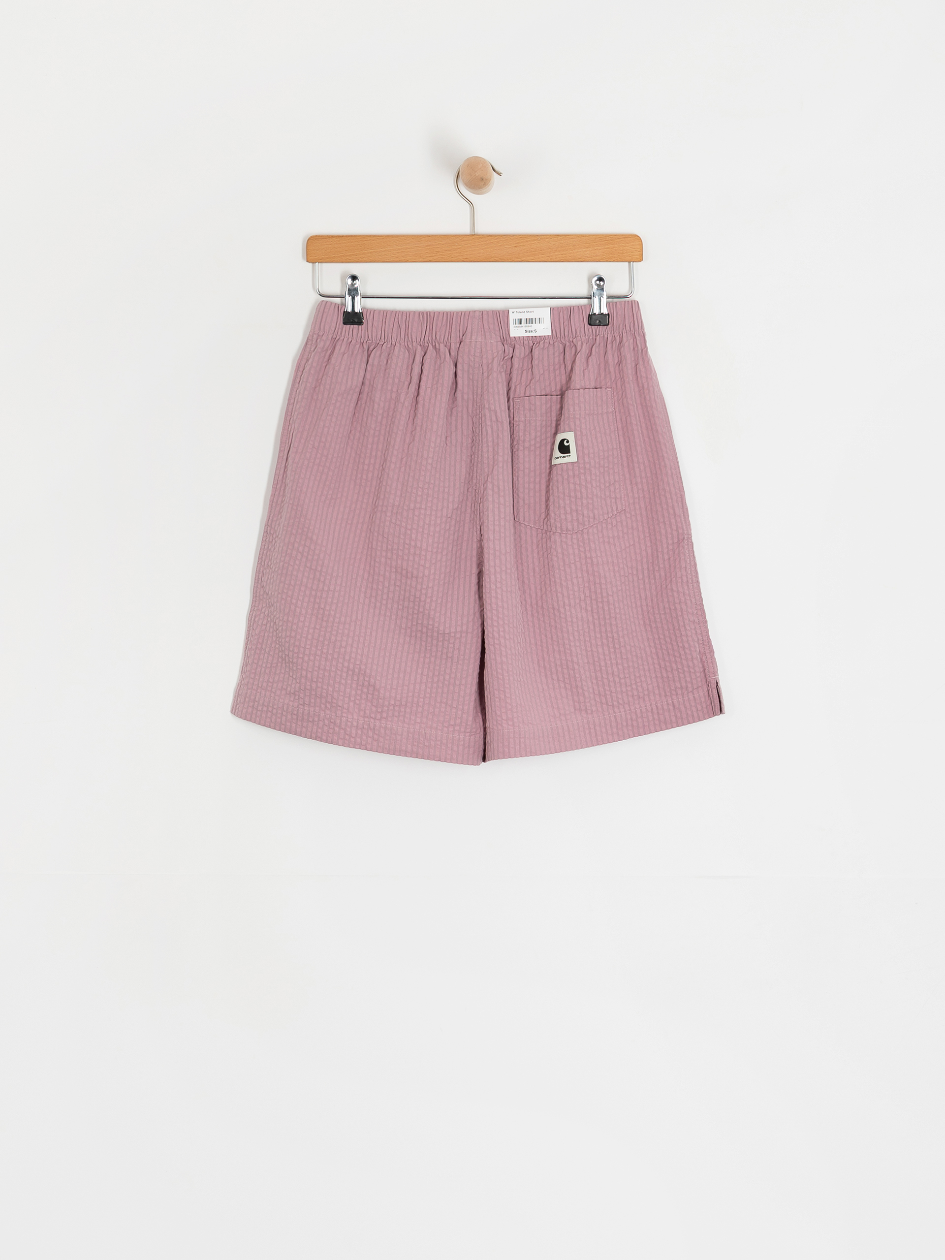 Kraťasy Carhartt WIP Toland Wmn (toland stripe/pink fog)