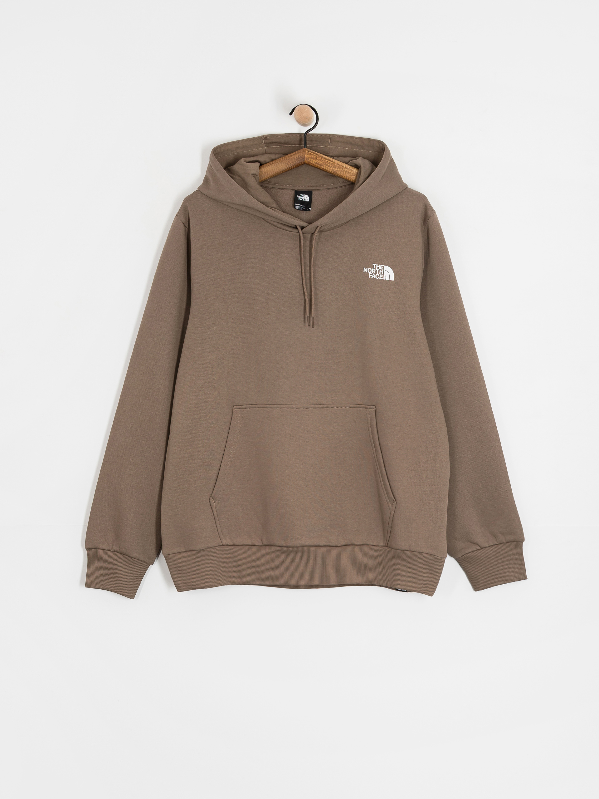 Mikina s kapucňou The North Face Simple Dome Regular HD (mocha brown)